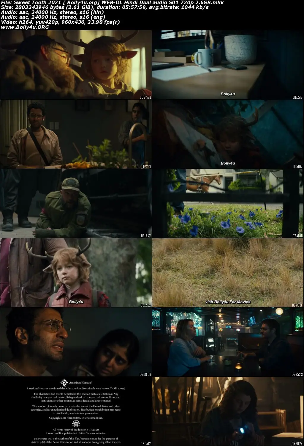Sweet Tooth 2021 WEB-DL 2.6Gb Hindi Dual Audio S01 Download 720p