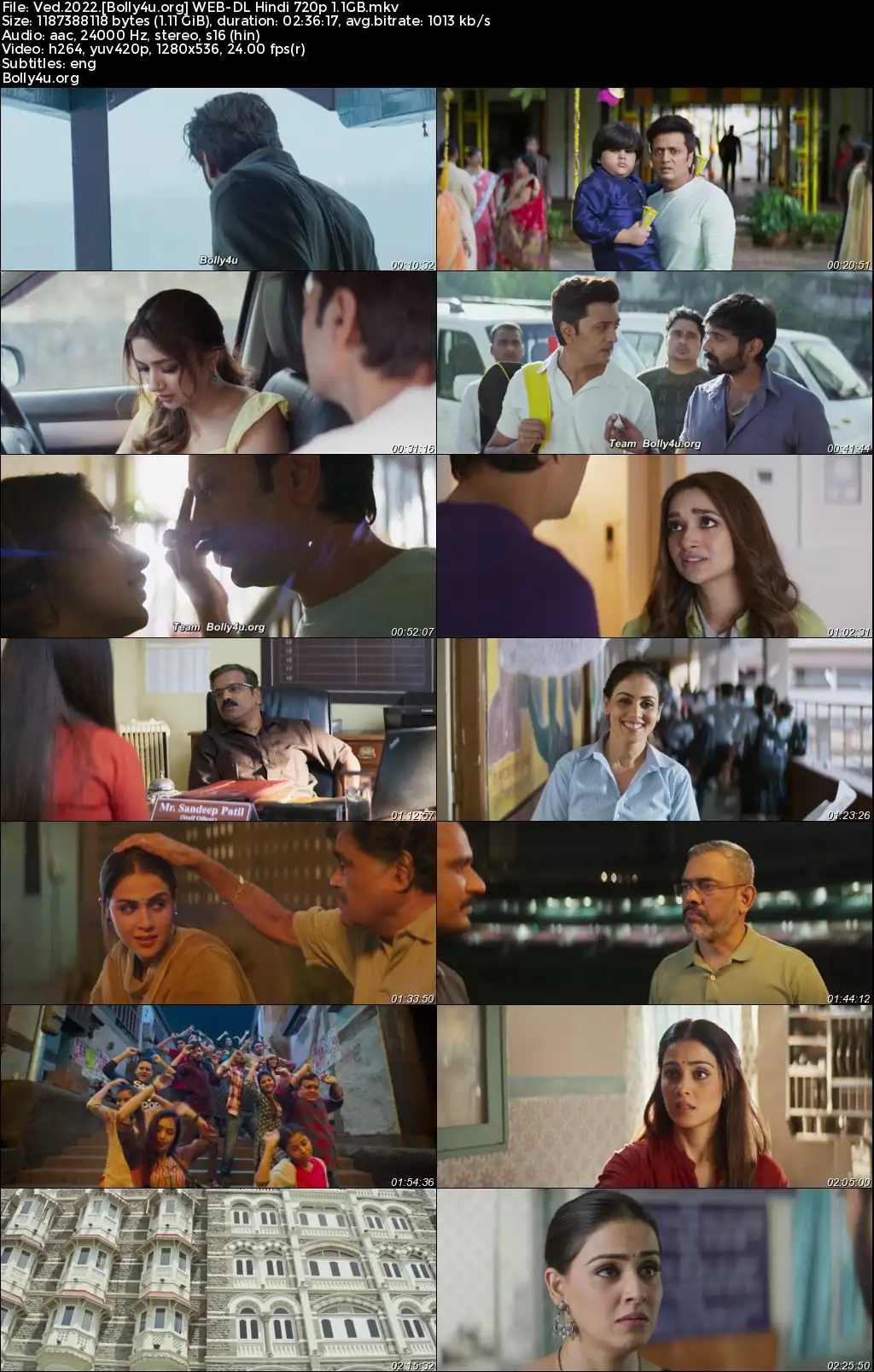 Ved 2022 WEB-DL Hindi Full Movie Download 1080p  720p  480p