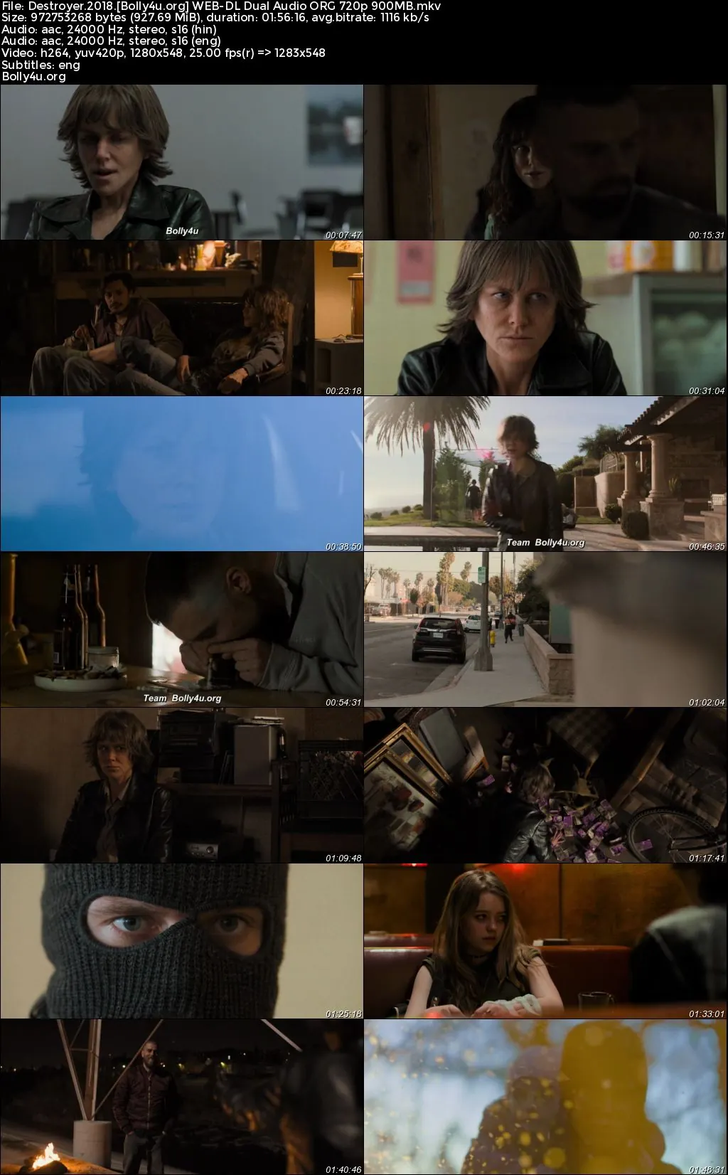 Destroyer 2018 WEB-DL Hindi Dual Audio ORG Full Movie Download 1080p  720p  480p