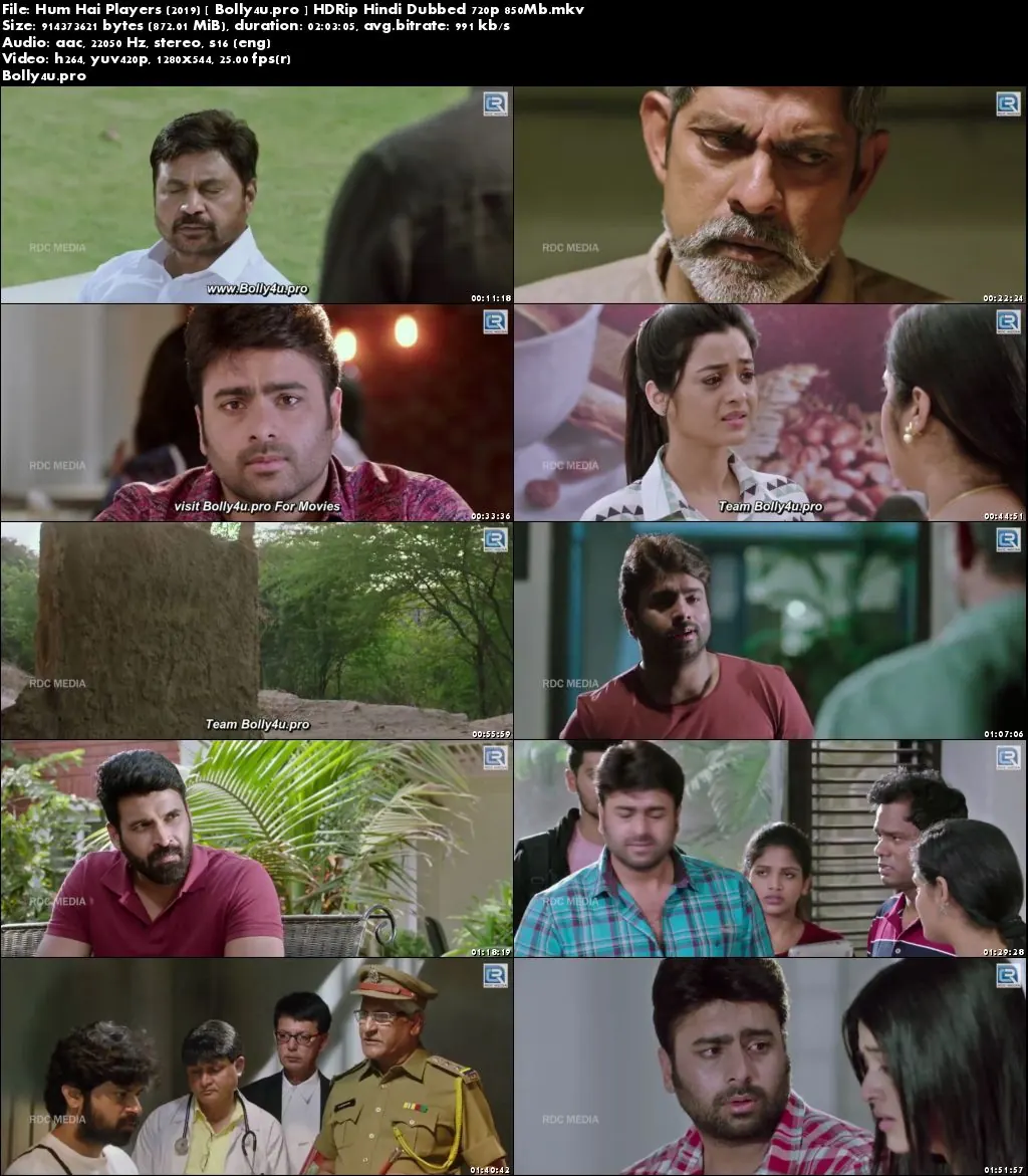 Hum Hai Players 2019 HDRip 350Mb Hindi Dubbed 480p Download