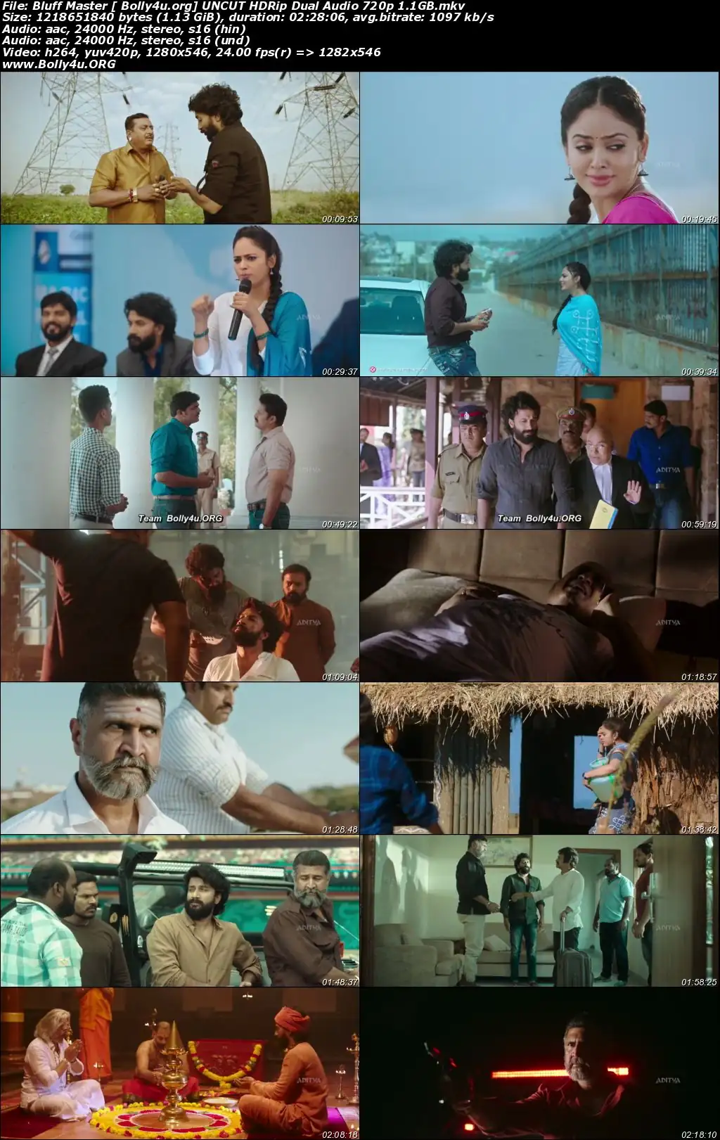 Bluff Master 2018 HDRip 1.1Gb UNCUT Hindi Dual Audio 720p Download