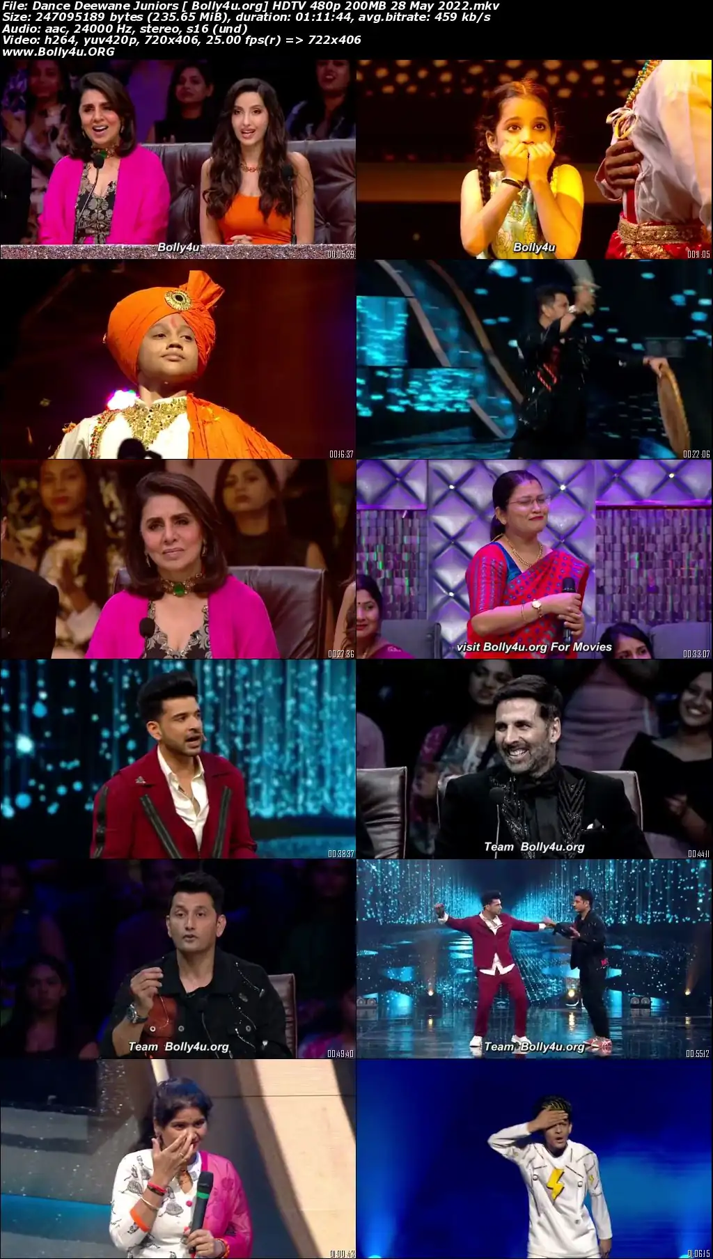 Dance Deewane Juniors HDTV 480p 200MB 28 May 2022 Download