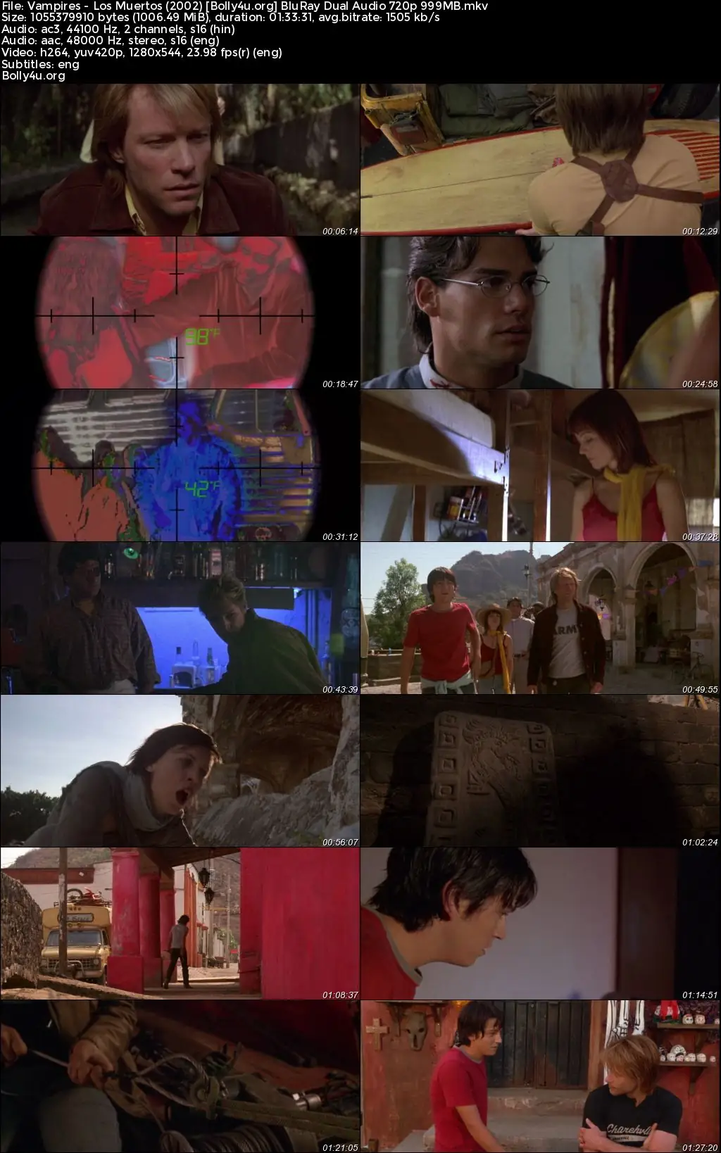 Vampires Los Muertos 2002 BluRay Hindi Dual Audio Full Movie Download 720p  480p