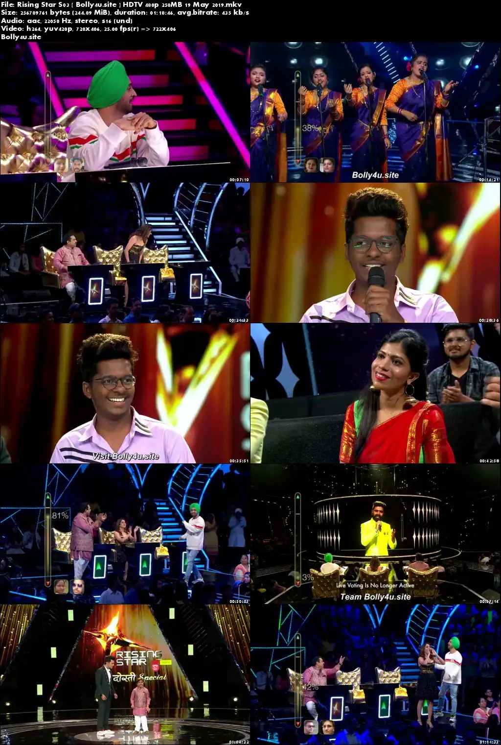 Rising Star S03 HDTV 480p 250MB 19 May 2019 Download Rising Star S03 HDTV 480p 250MB 19 May 2019 Download