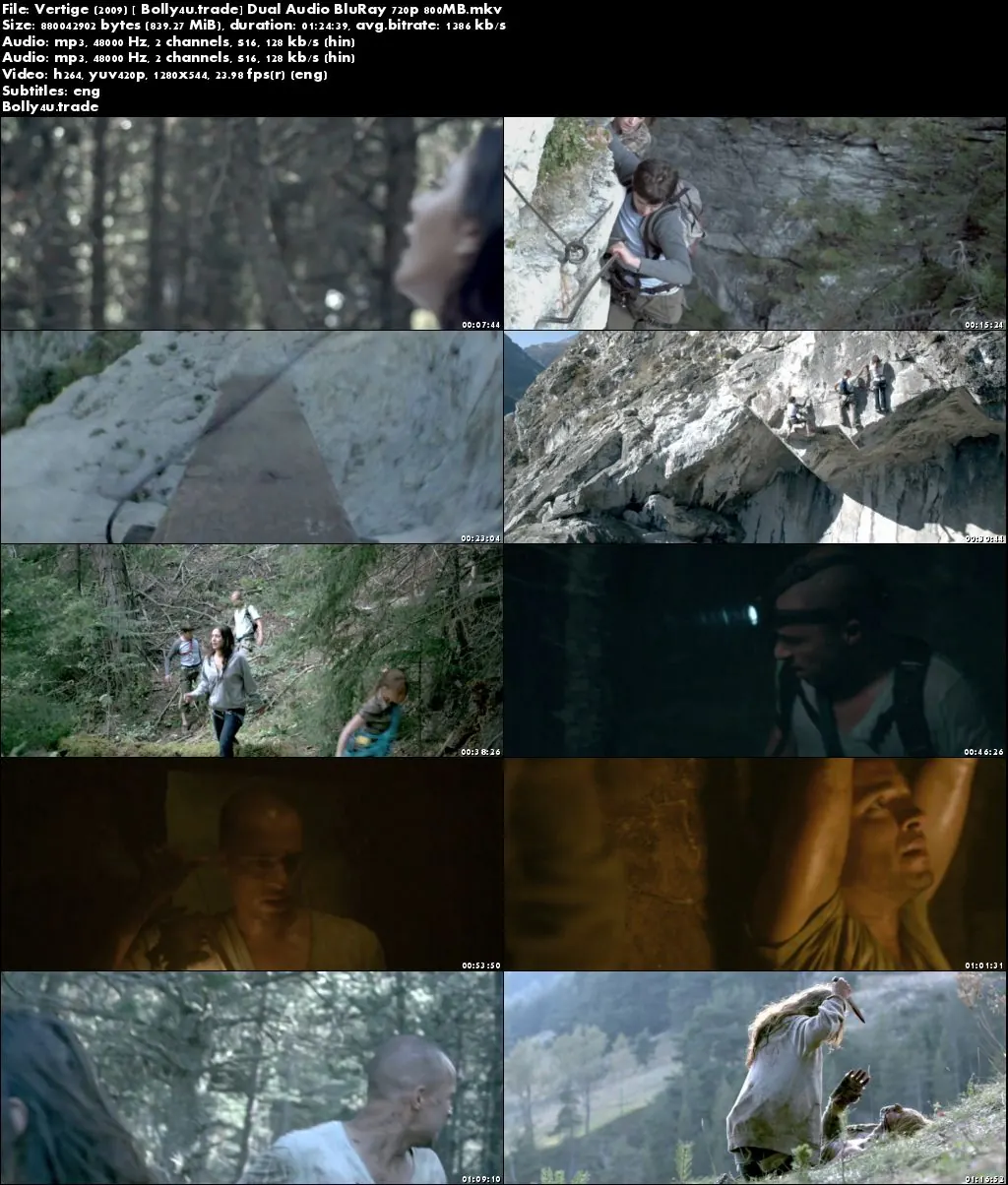 Vertige 2009 BluRay 800MB Hindi Dubbed Dual Audio 720p Download