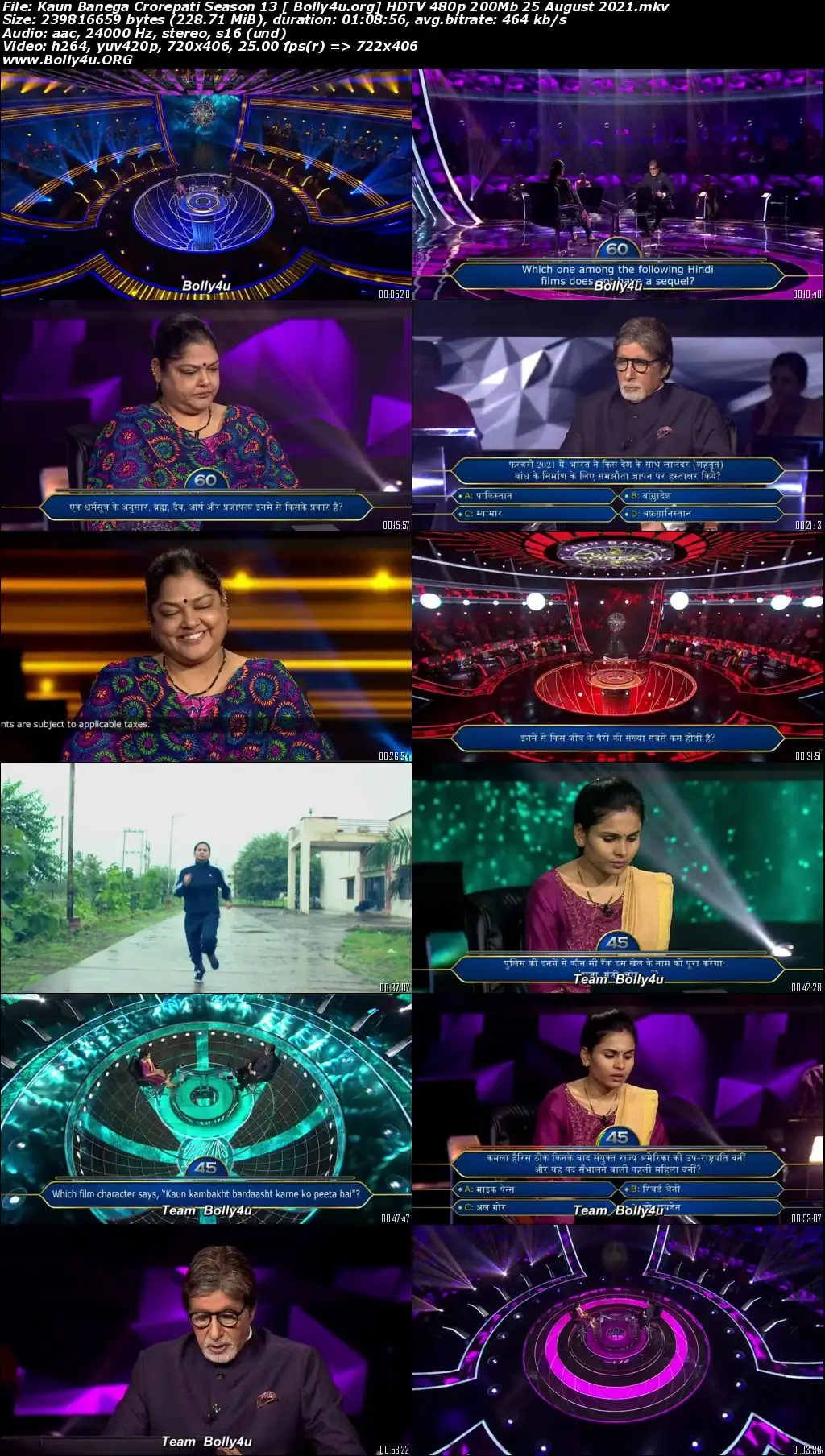 Kaun Banega Crorepati S13 HDTV 480p 200Mb 25 August 2021 Download Kaun Banega Crorepati S13 HDTV 480p 200Mb 25 August 2021 Download