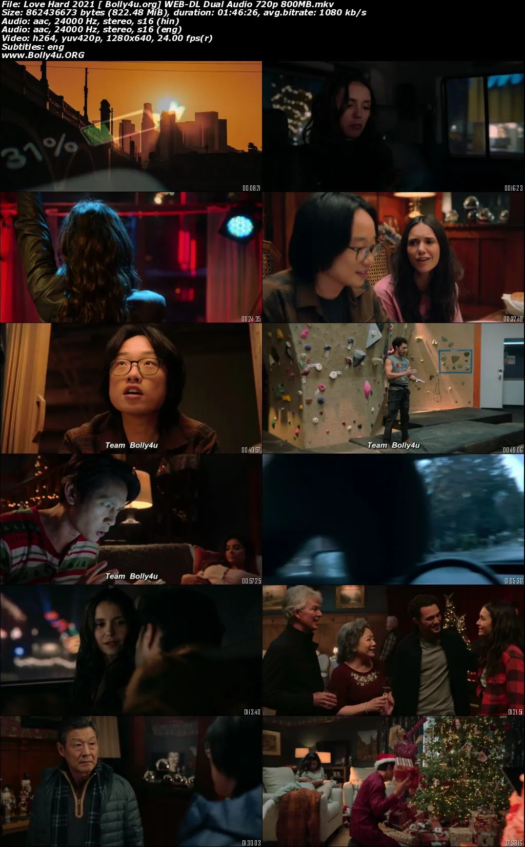 Love Hard 2021 WEB-DL 300Mb Hindi Dual Audio ORG 480p Download