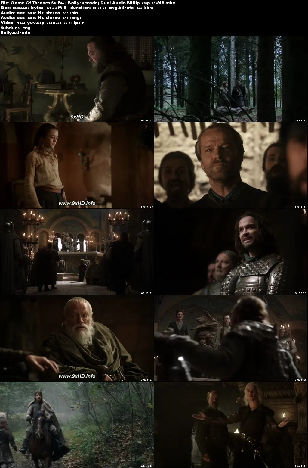 Game Of Thrones S01E06 BluRay 180MB Hindi Dual Audio 480p Download Game Of Thrones S01E06 BluRay 180MB Hindi Dual Audio 480p Download