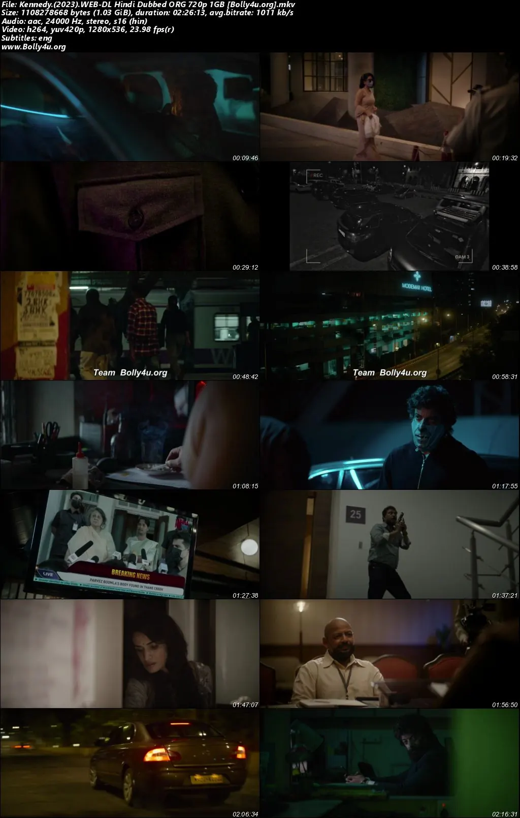 Kennedy 2023 WEB-DL Hindi Dubbed ORG Full Movie Download 1080p  720p  480p
