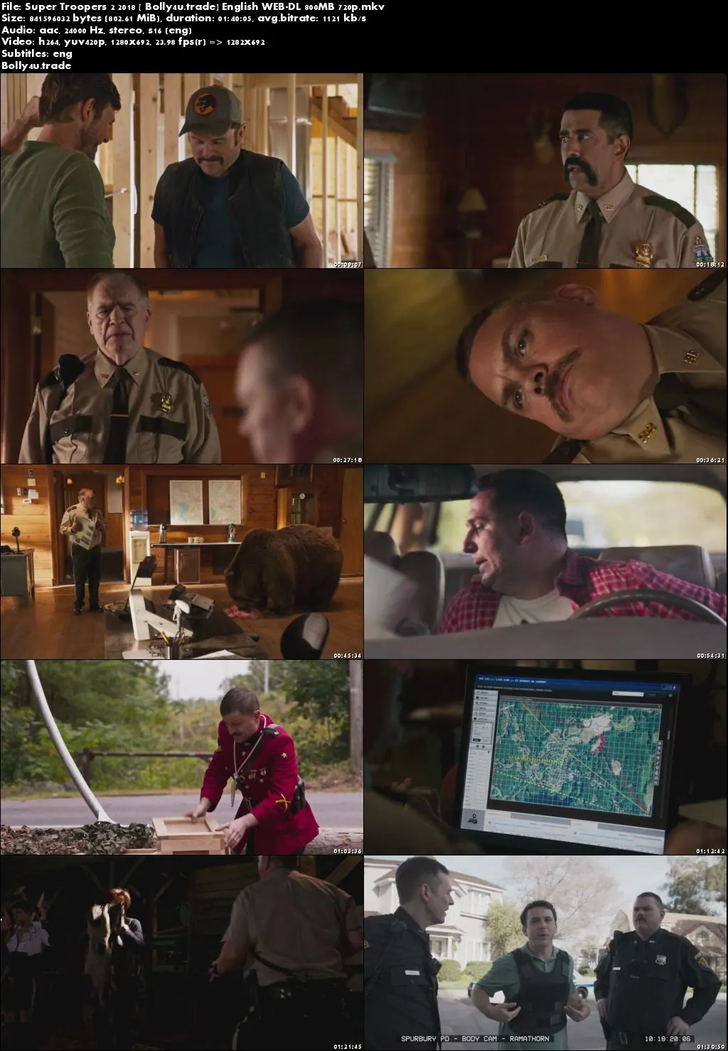 Super Troopers 2 2018 WEB-DL 800Mb Full English Movie Download 720p Super Troopers 2 2018 WEB-DL 800Mb Full English Movie Download 720p