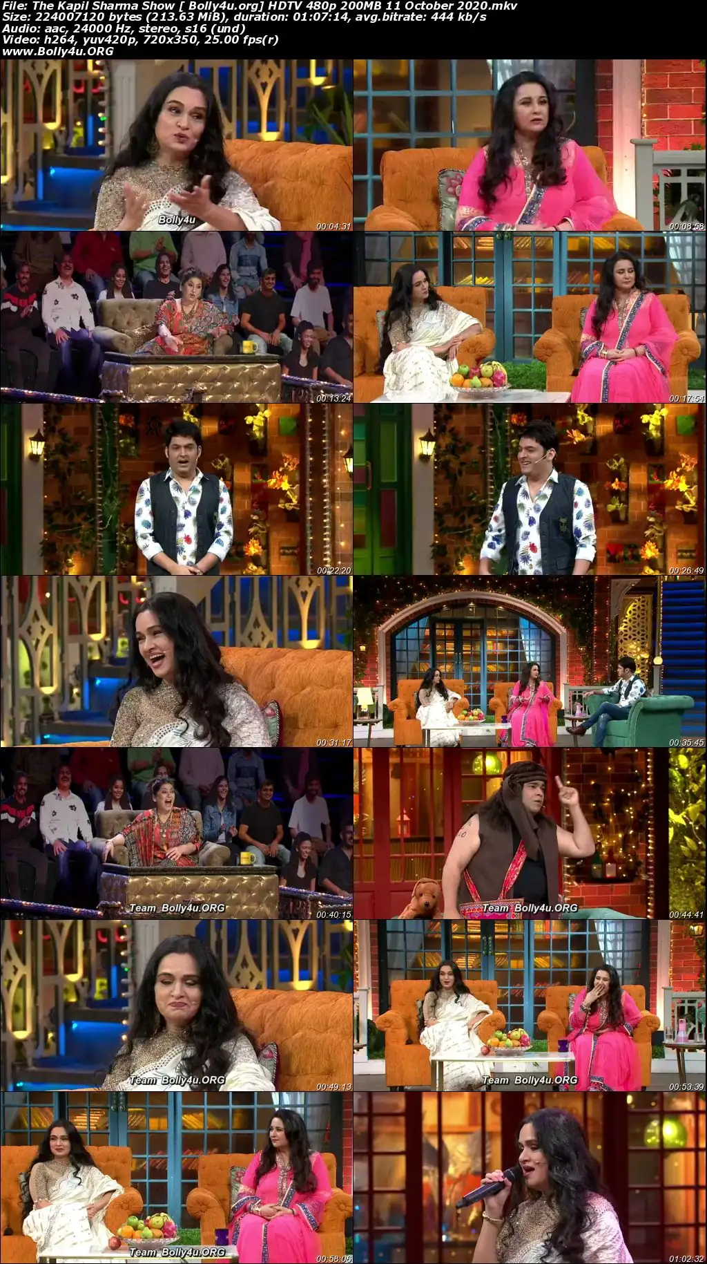 The Kapil Sharma Show HDTV 480p 200MB 11 October 2020 Download