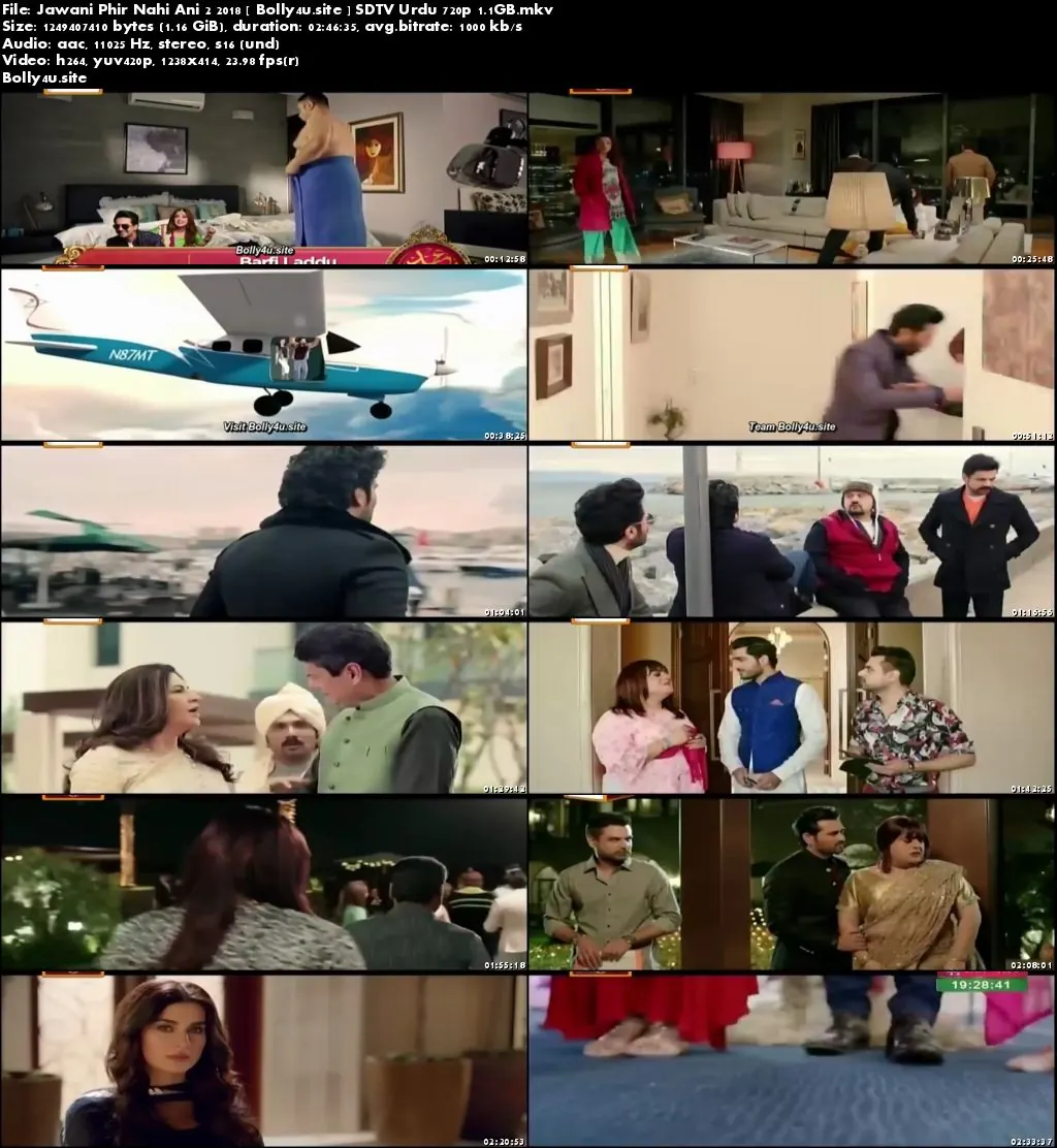 Jawani Phir Nahi Ani 2 2018 SDTV 1.1GB Urdu 720p Download