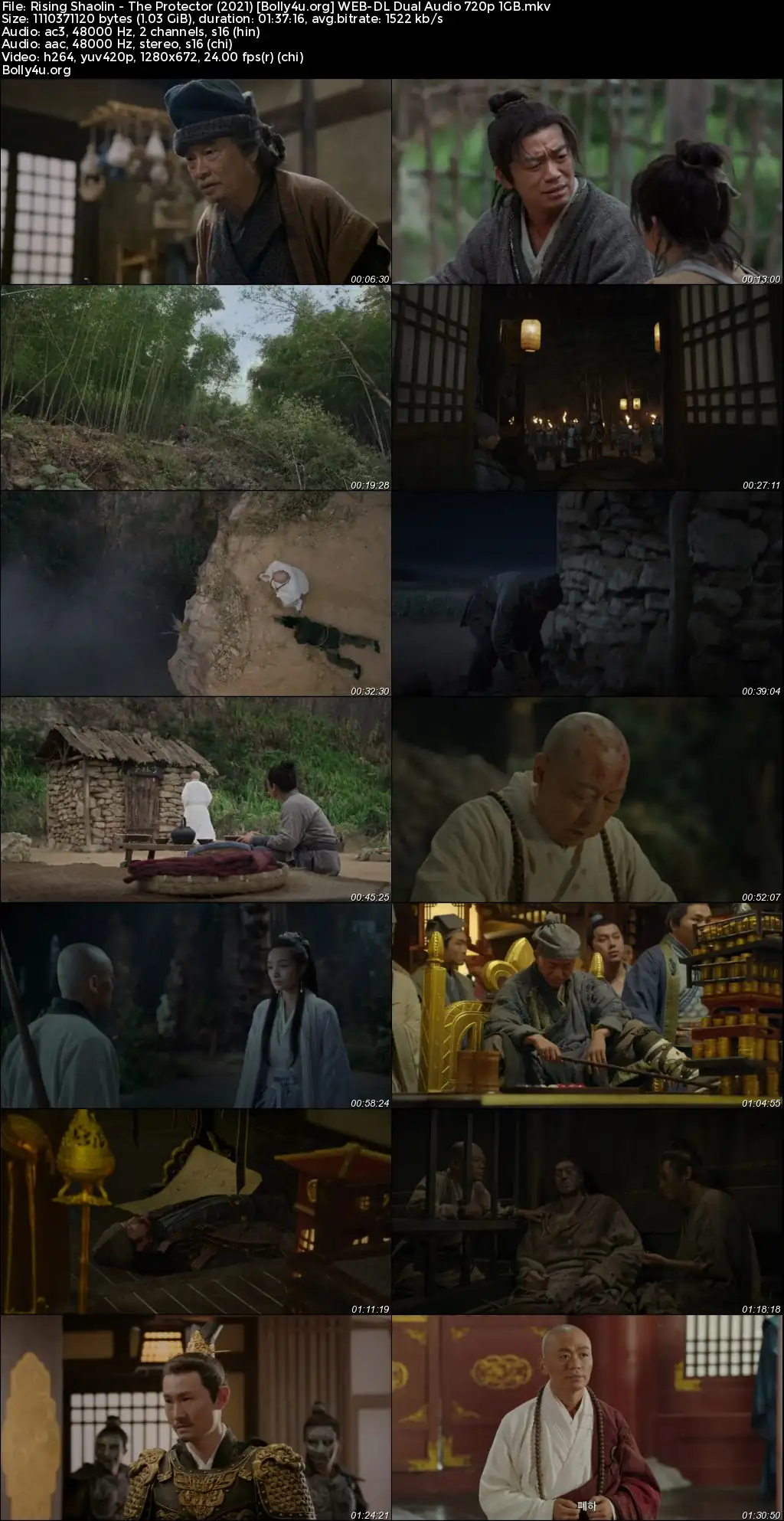 Rising Shaolin The Protector 2021 WEB-DL Hindi Dual Audio Full Movie Download 720p  480p