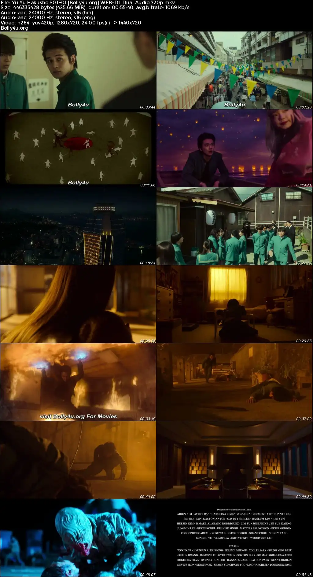 Yu Yu Hakusho 2023 WEB-DL Hindi Dual Audio ORG S01 Complete Download 720p  480p