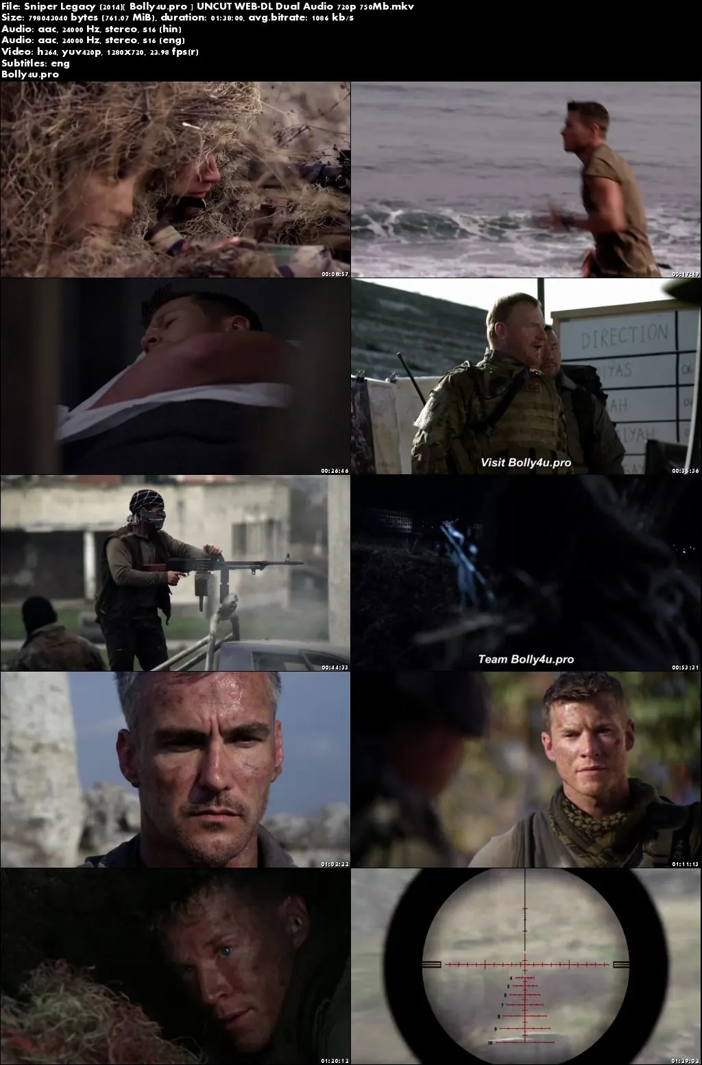 Sniper Legacy 2014 WEB-DL 750MB UNCUT Hindi Dual Audio 720p Download Sniper Legacy 2014 WEB-DL 750MB UNCUT Hindi Dual Audio 720p Download