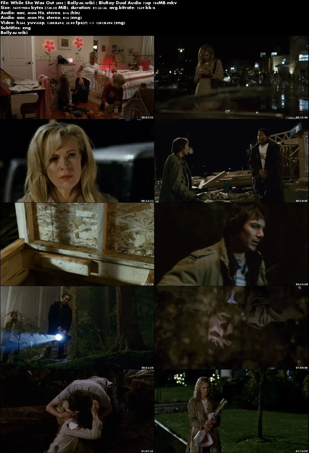 While She Was Out 2008 BluRay 250MB Hindi Dual Audio 480p Download While She Was Out 2008 BluRay 250MB Hindi Dual Audio 480p Download