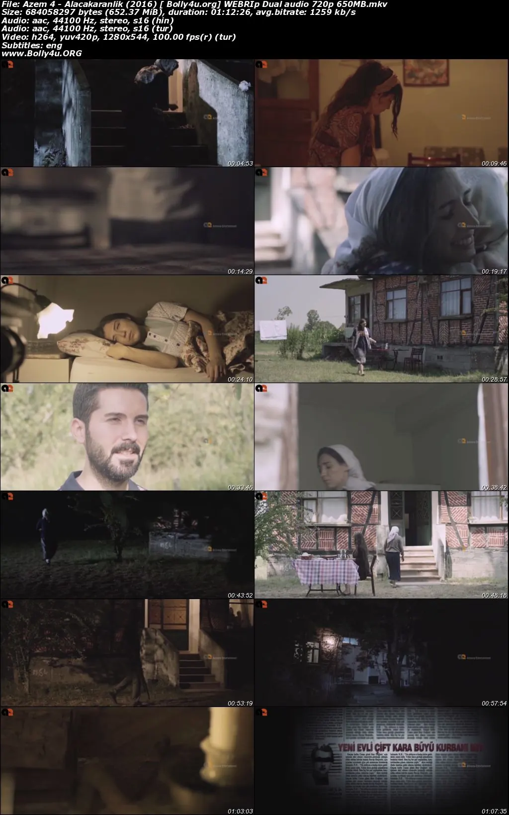 Azem 4 Alacakaranlik 2016 WEB-DL 250Mb Hindi Dual Audio 480p Download