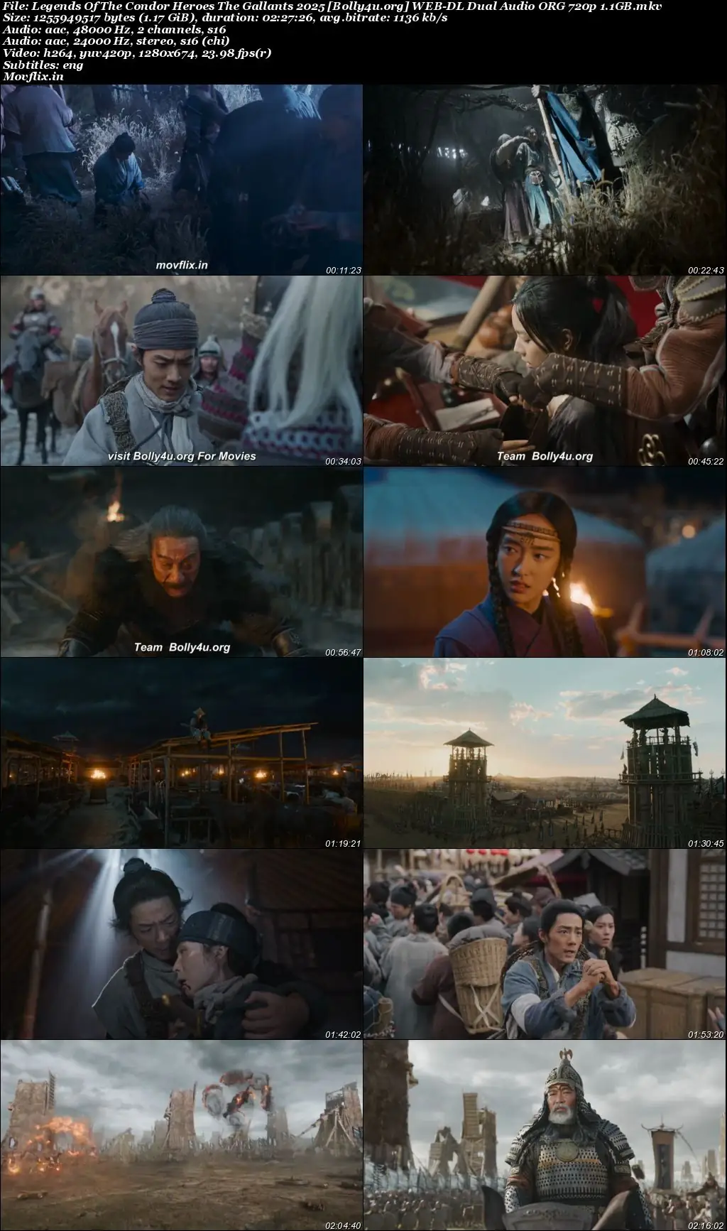 Legends of The Condor Heroes The Gallants 2025 WEB-DL Hindi Dual Audio ORG Full Movie Download 1080p  720p  480p