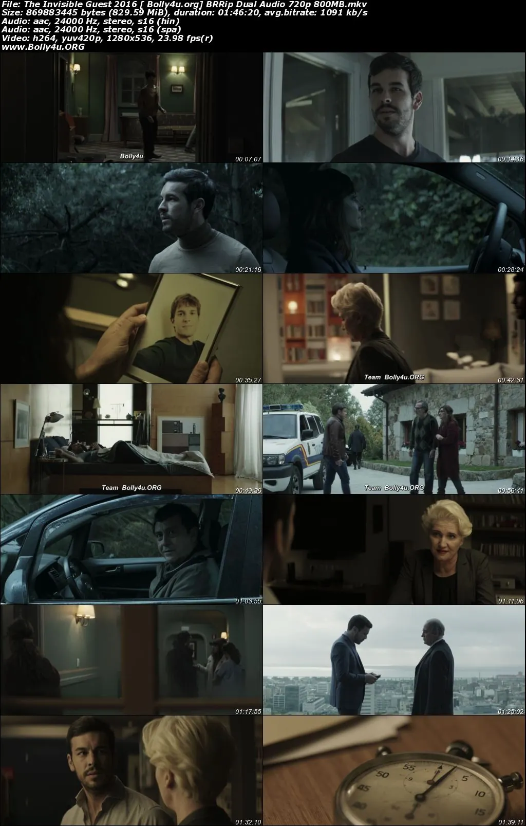 The Invisible Guest 2016 BRRip 300Mb Hindi Dual Audio 480p Download
