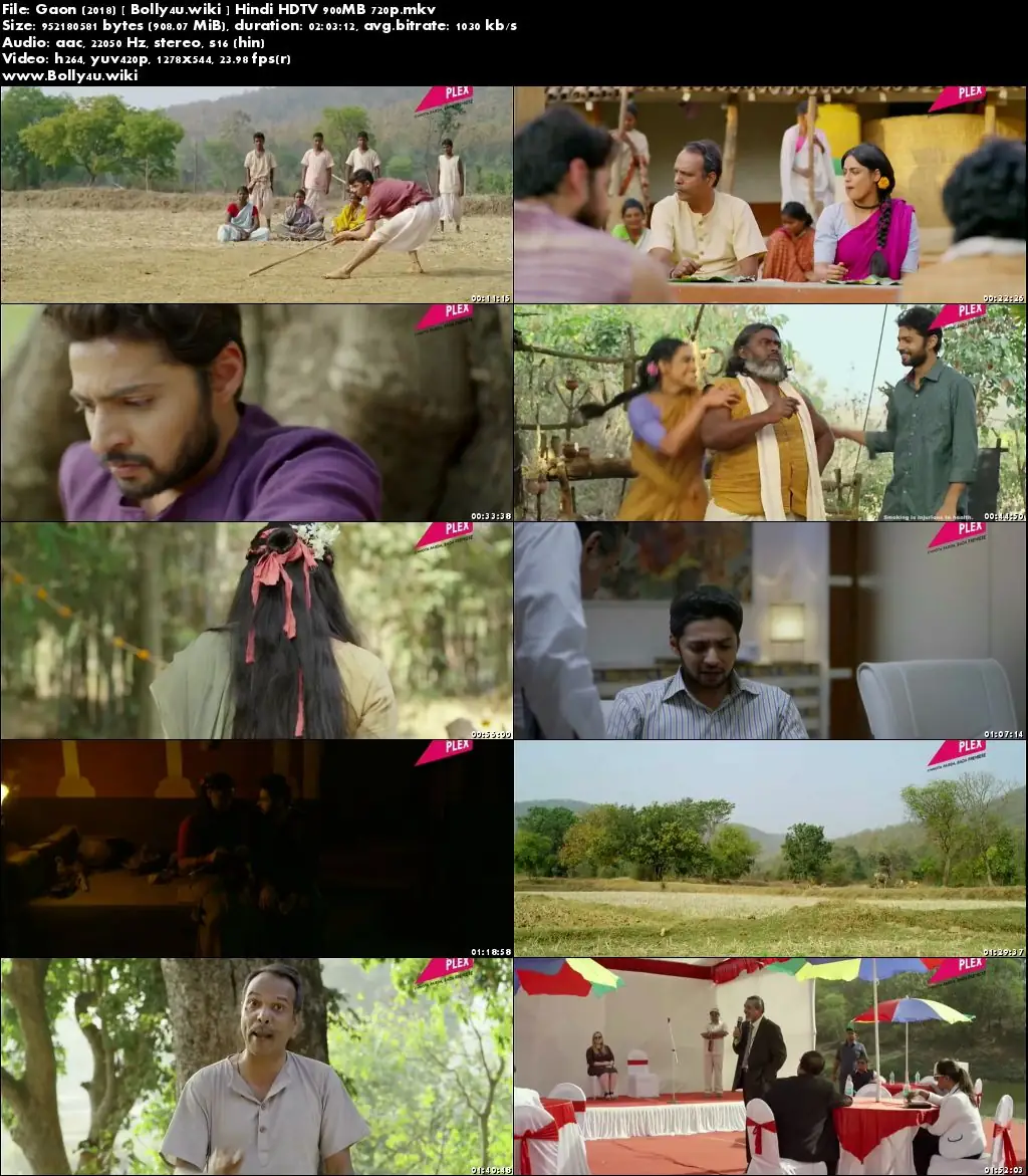 Gaon 2018 HDTV 350MB Full Hindi Movie Download 480p