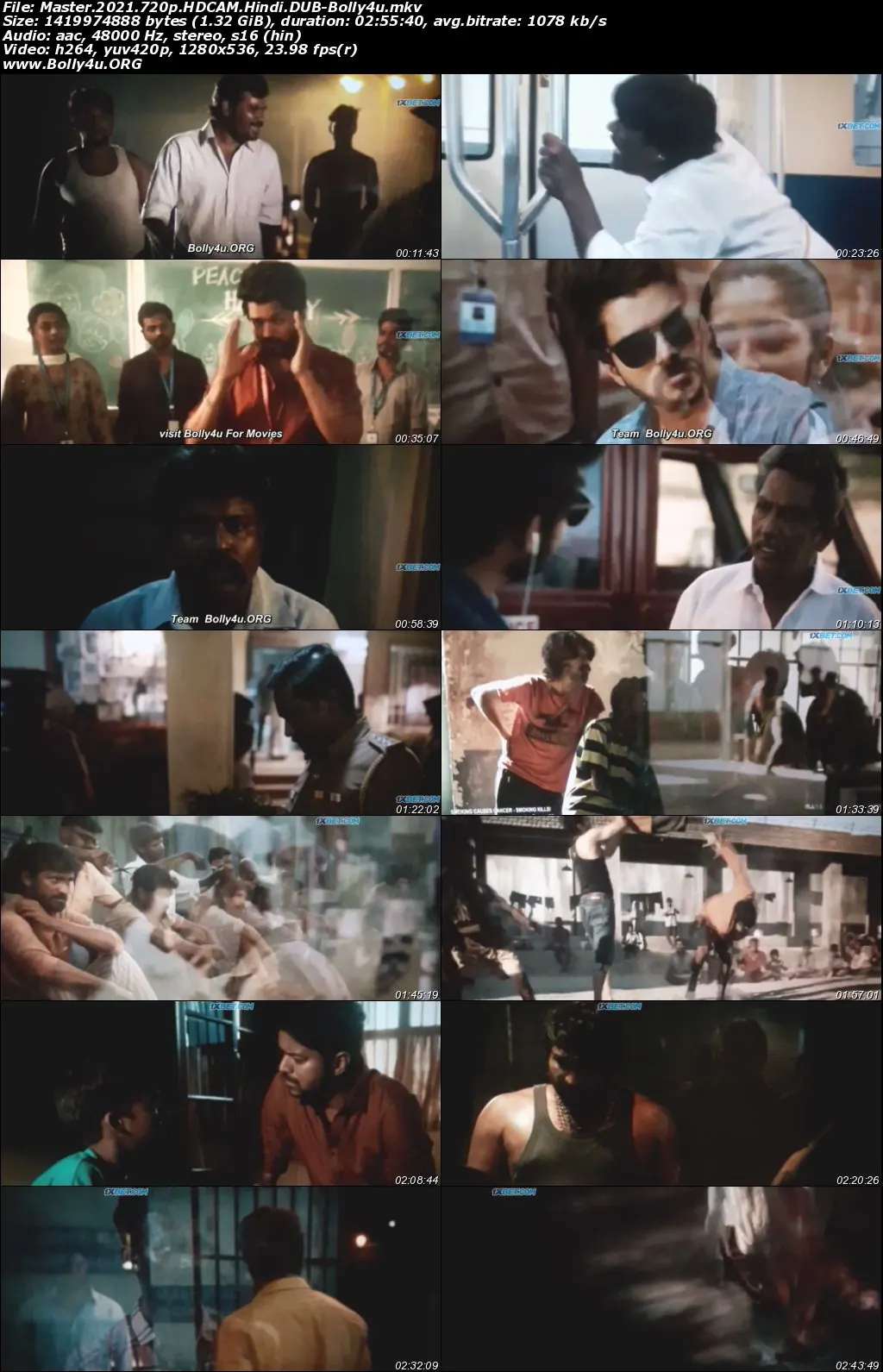 Master 2021 HQ PRE-DVD 500MB Hindi Dubbed 480p still 1  Bolly4u Official