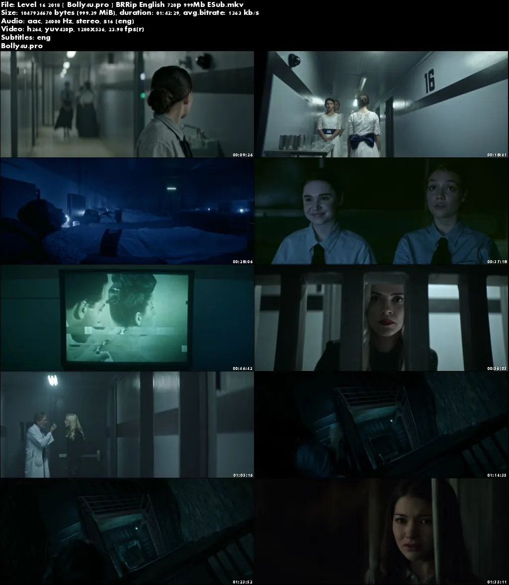 Level 16 2018 BRRip 999Mb English 720p ESub Download
