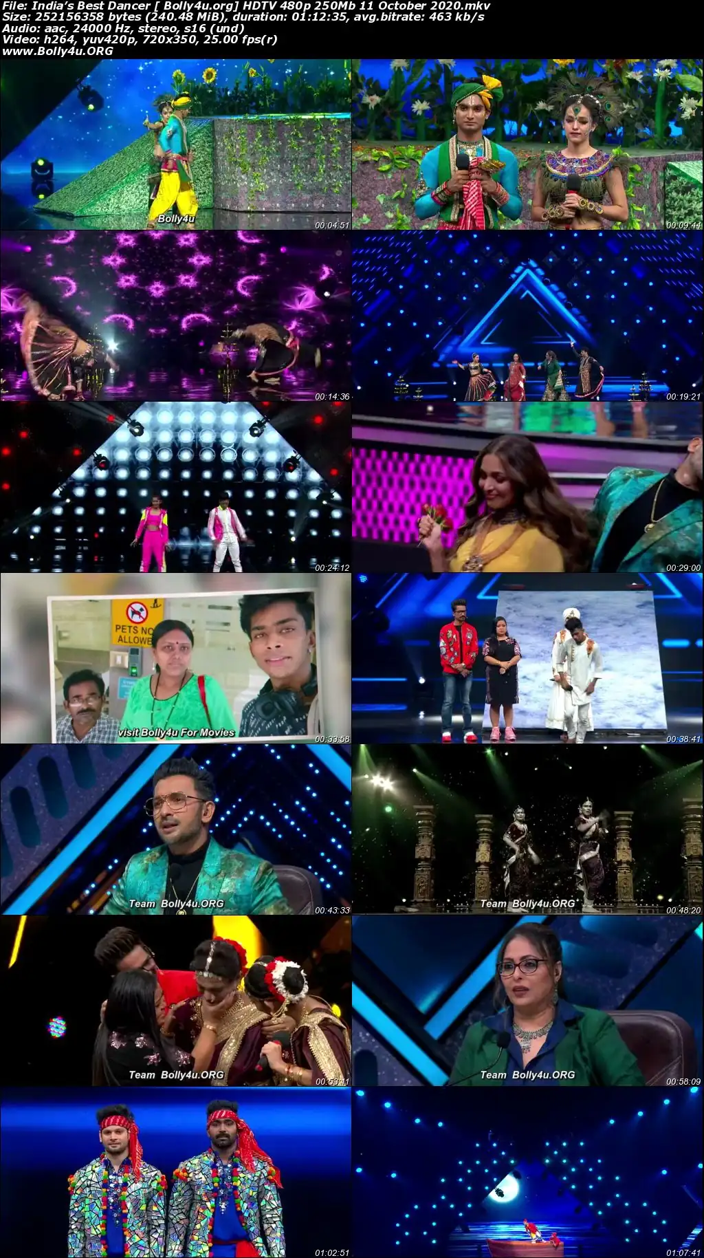 Indias Best Dancer HDTV 480p 250Mb 11 October 2020 Download Indias Best Dancer HDTV 480p 250Mb 11 October 2020 Download