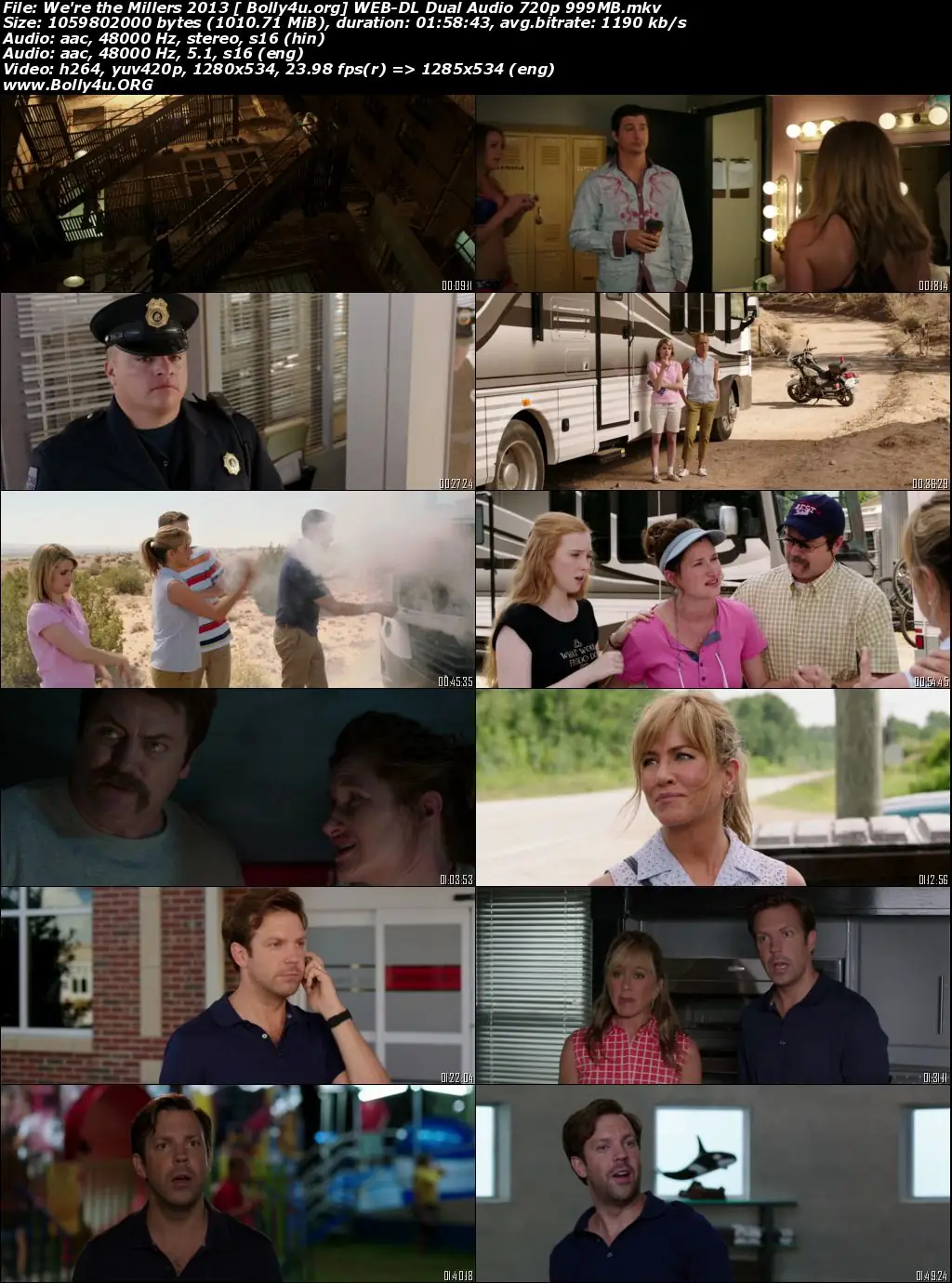 We are the Millers 2013 BluRay 400Mb Hindi Dual Audio 480p Download We are the Millers 2013 BluRay 400Mb Hindi Dual Audio 480p Download