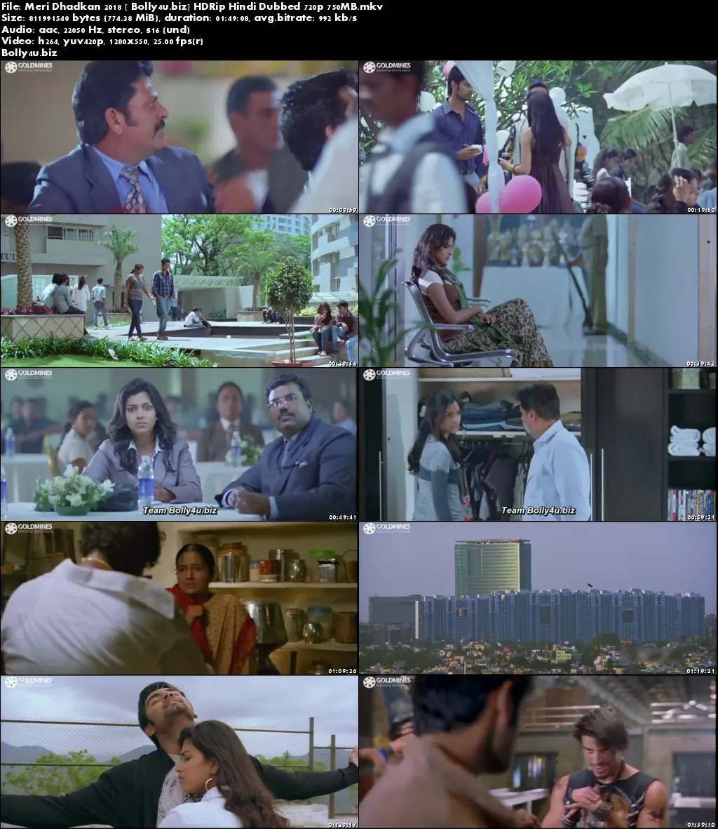 Meri Dhadkan 2018 HDRip 750Mb Hindi Dubbed 720p Download Meri Dhadkan 2018 HDRip 750Mb Hindi Dubbed 720p Download