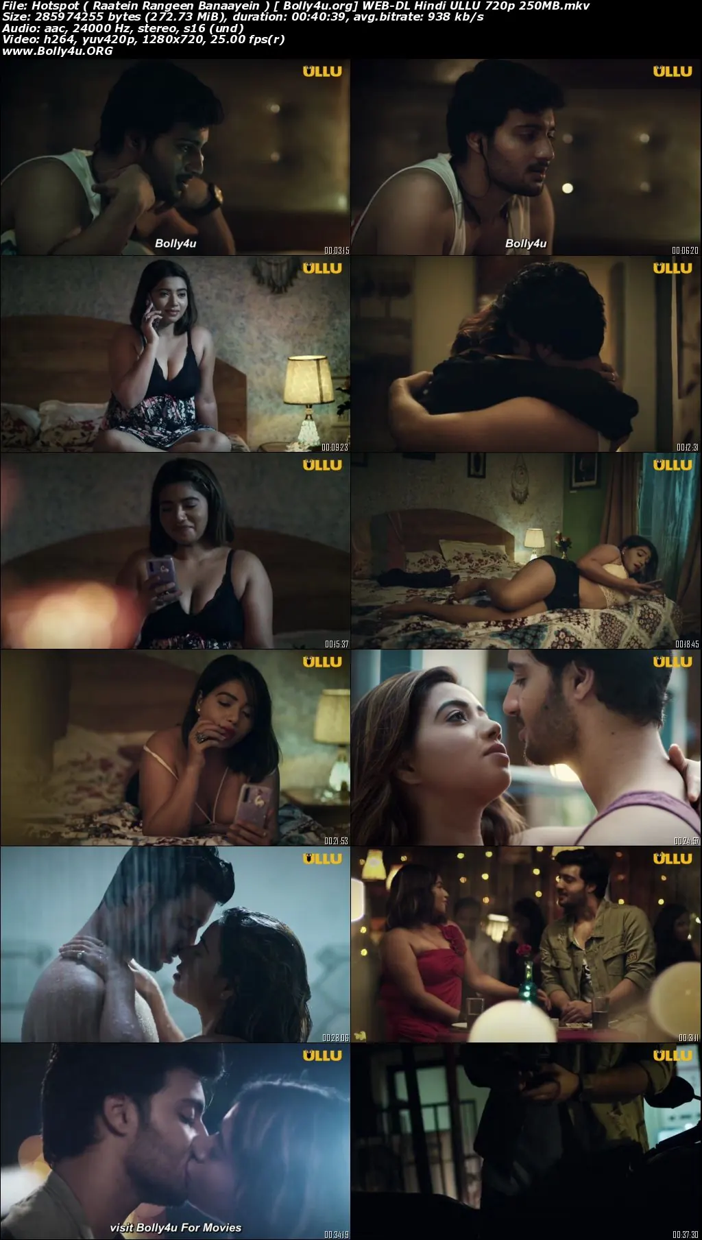 Hotspot Raatein Rangeen Banaayein 2021 WEB-DL 250MB Hindi ULLU 720p Download
