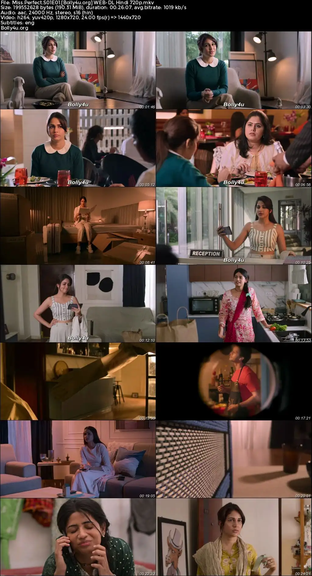 Miss Perfect 2024 WEB-DL Hindi S01 Complete Download 720p  480p