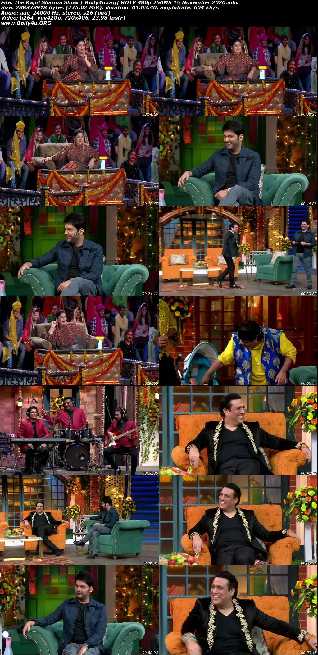 The Kapil Sharma Show HDTV 480p 250Mb 15 November 2020 Download The Kapil Sharma Show HDTV 480p 250Mb 15 November 2020 Download