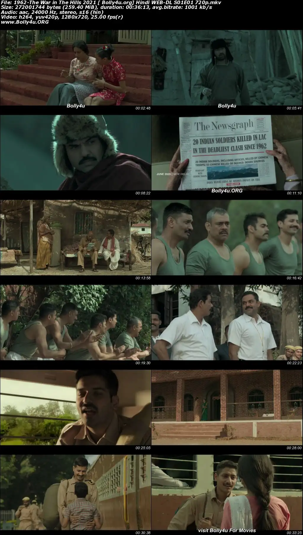 1962 The War in The Hills 2021 WEB-DL 2.8GB Hindi S01 Download 720p