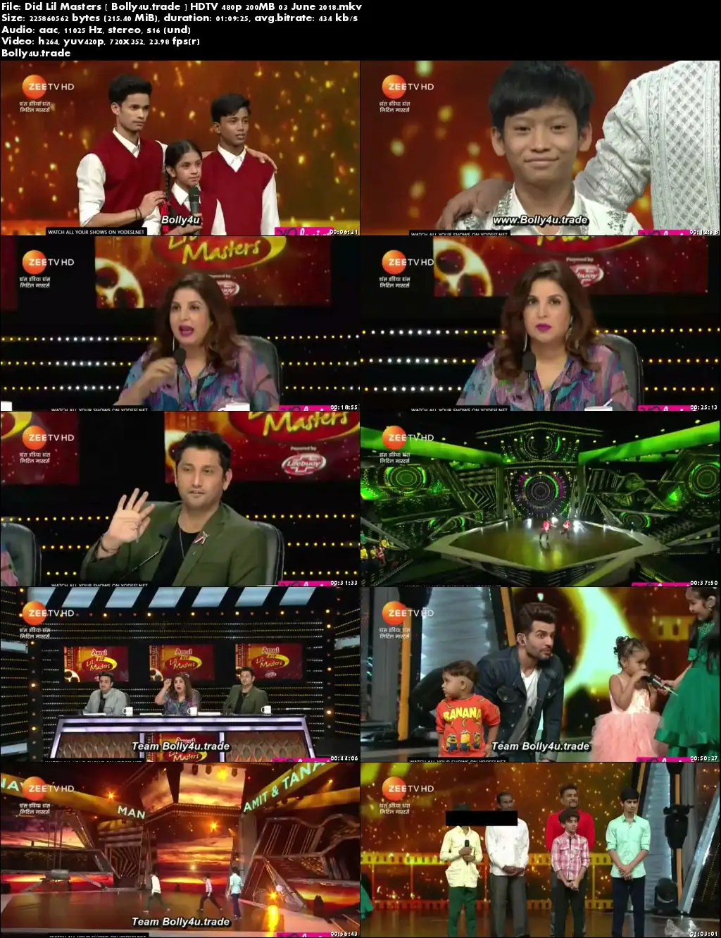 DID Lil Masters HDTV 480p 200MB 03 June 2018 Download