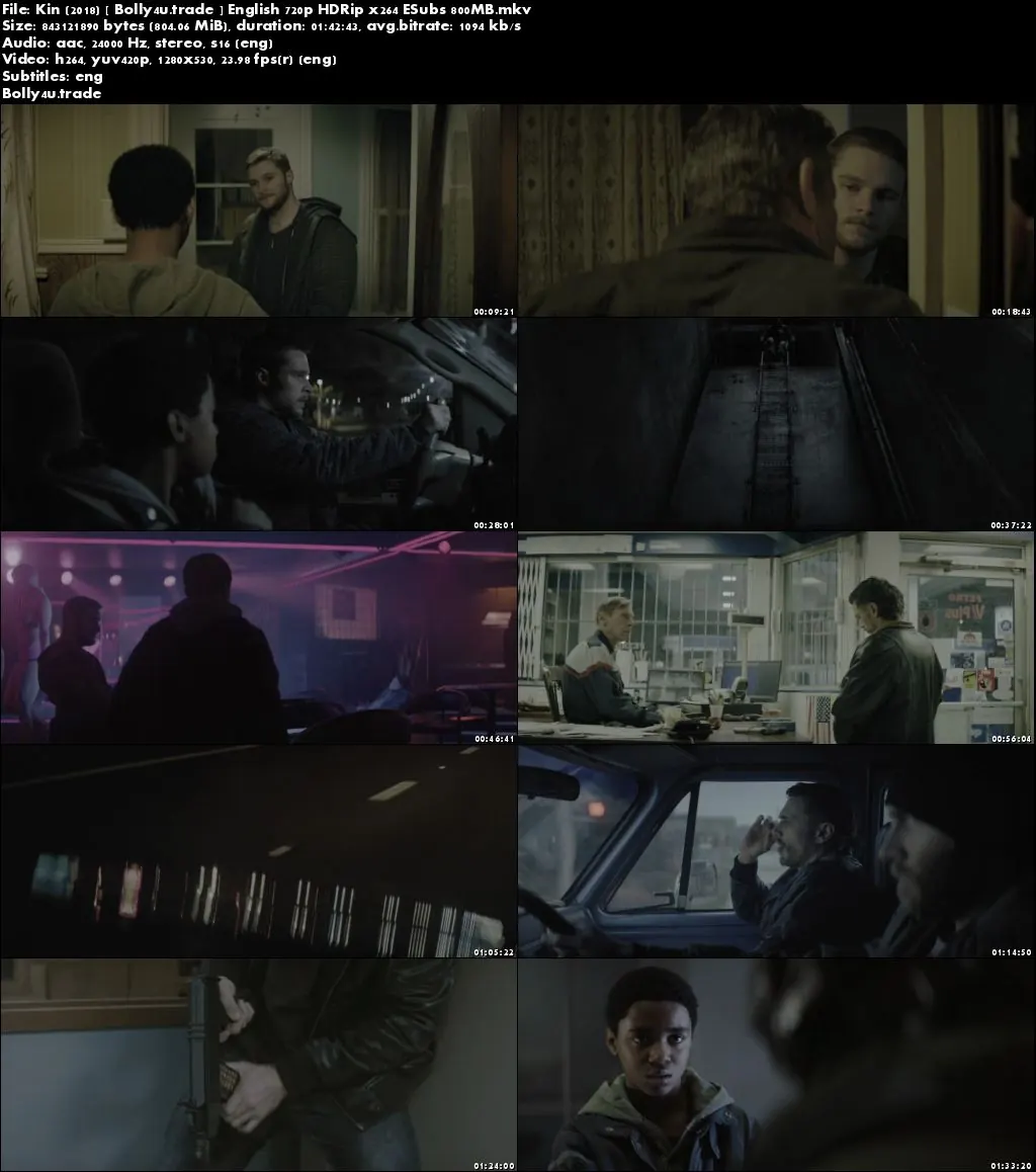 Kin 2018 HDRip 800Mb Full English Movie Download 720p ESub
