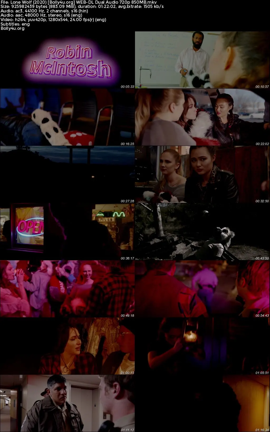 Lone Wolf 2020 WEB-DL Hindi Dual Audio Full Movie Download 720p  480p