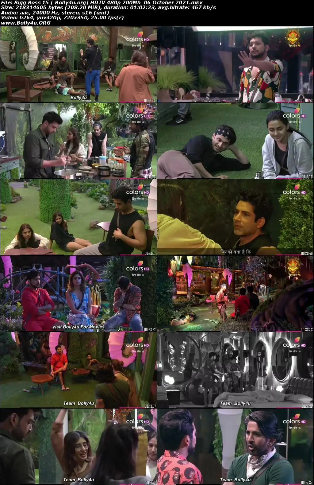 Bigg Boss 15 HDTV 480p 200Mb 06 October 2021 Download Bigg Boss 15 HDTV 480p 200Mb 06 October 2021 Download