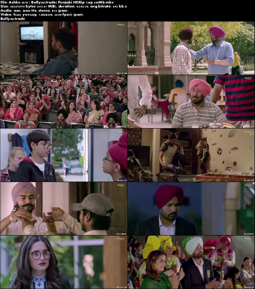 Ashke 2018 HDRip 350Mb Punjabi Full Movie Download 480p