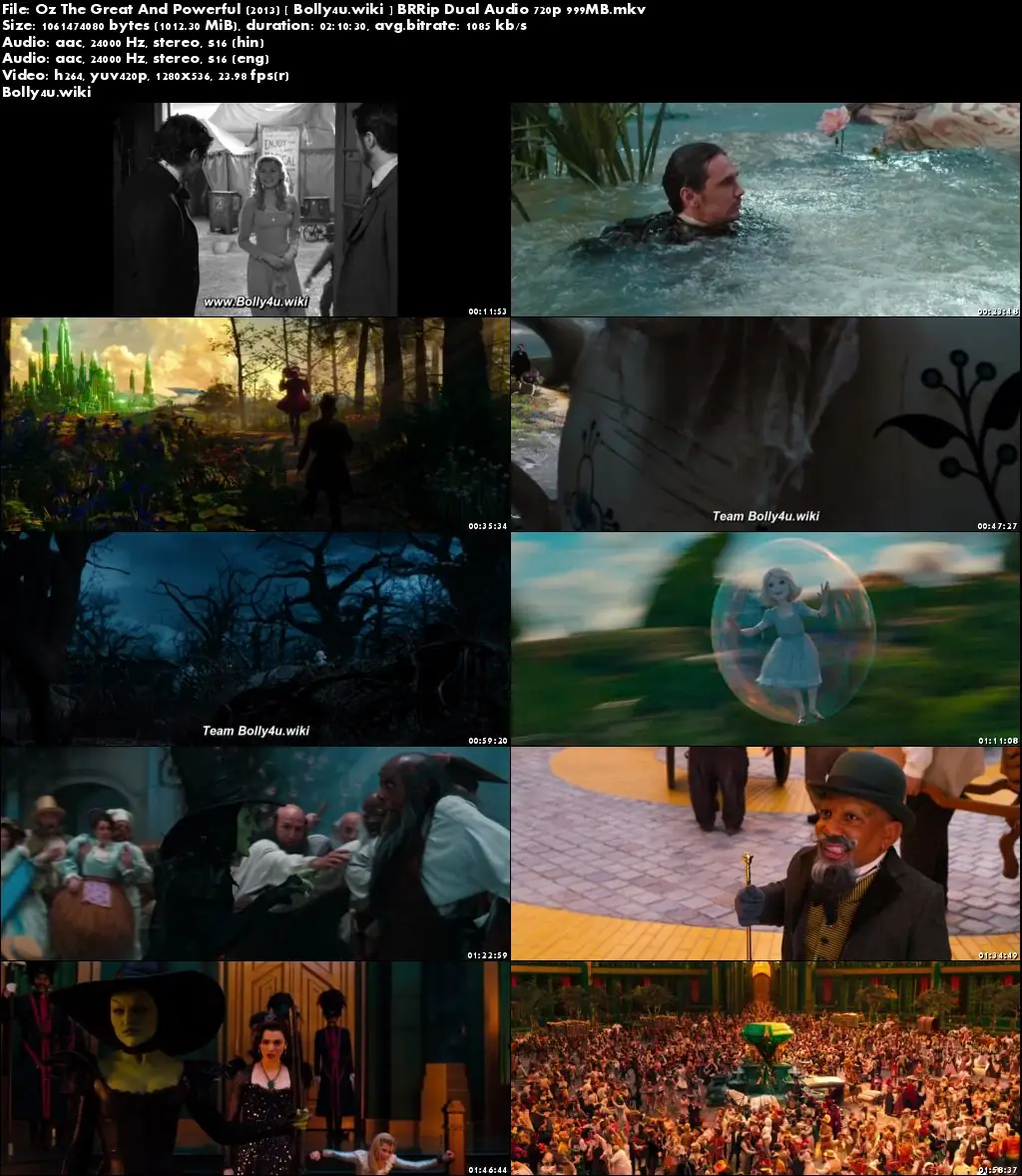 Oz The Great And Powerful 2013 BRRip 400MB Hindi Dual Audio 480p Download Oz The Great And Powerful 2013 BRRip 400MB Hindi Dual Audio 480p Download