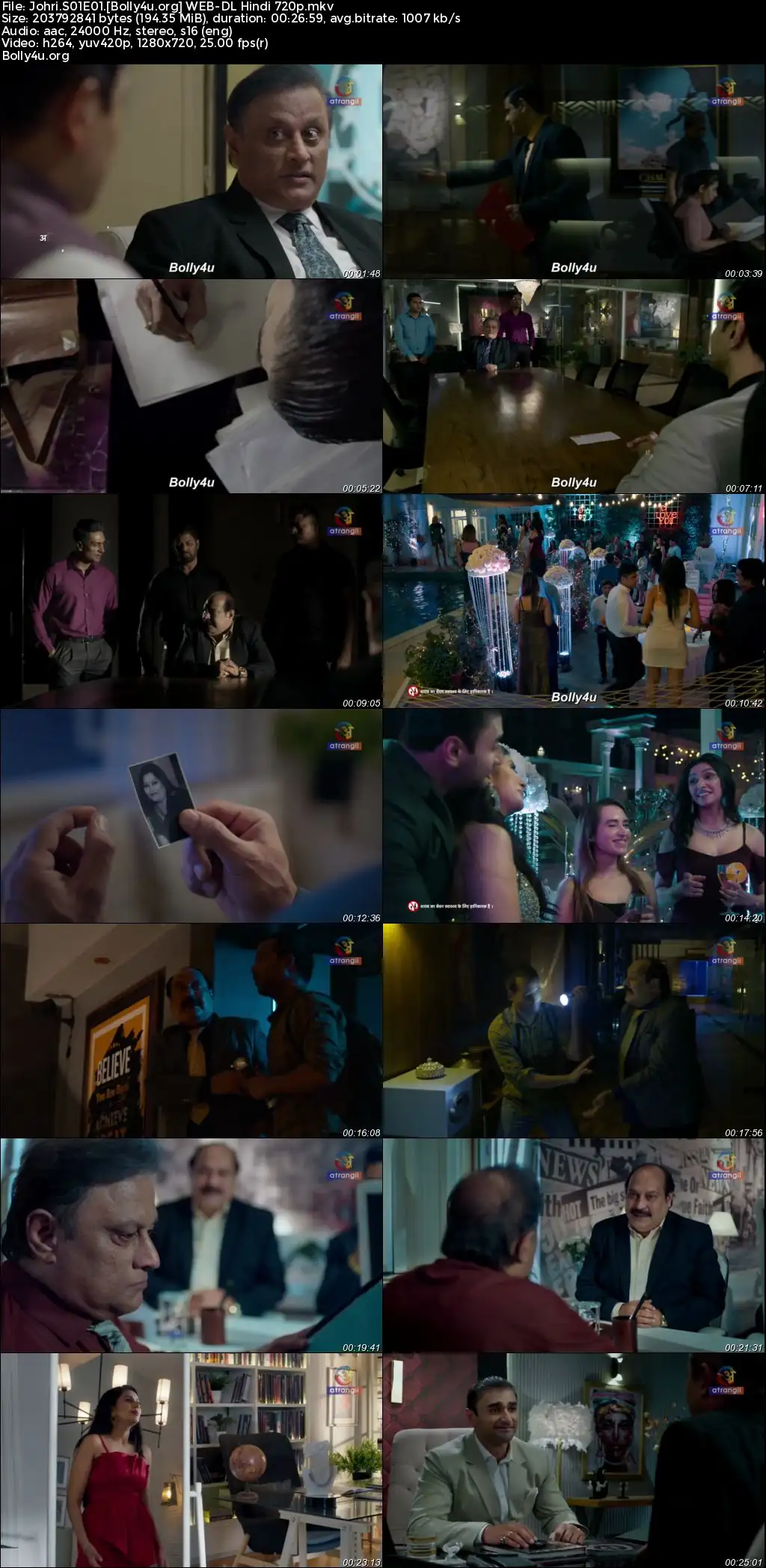 Johri 2023 WEB-DL Hindi S01 Complete Download 720p  480p