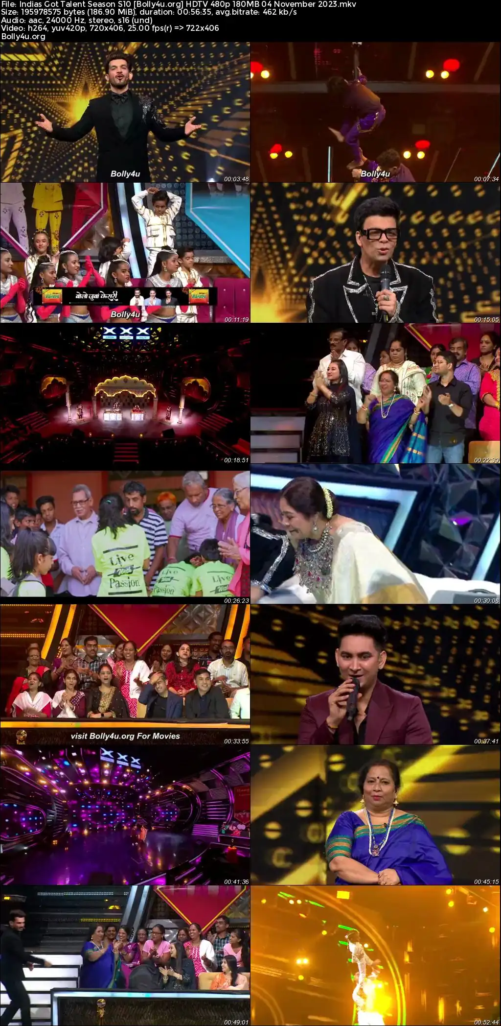 Indias Got Talent Season S10 HDTV 480p 180MB 04 November 2023 Download Indias Got Talent Season S10 HDTV 480p 180MB 04 November 2023 Download
