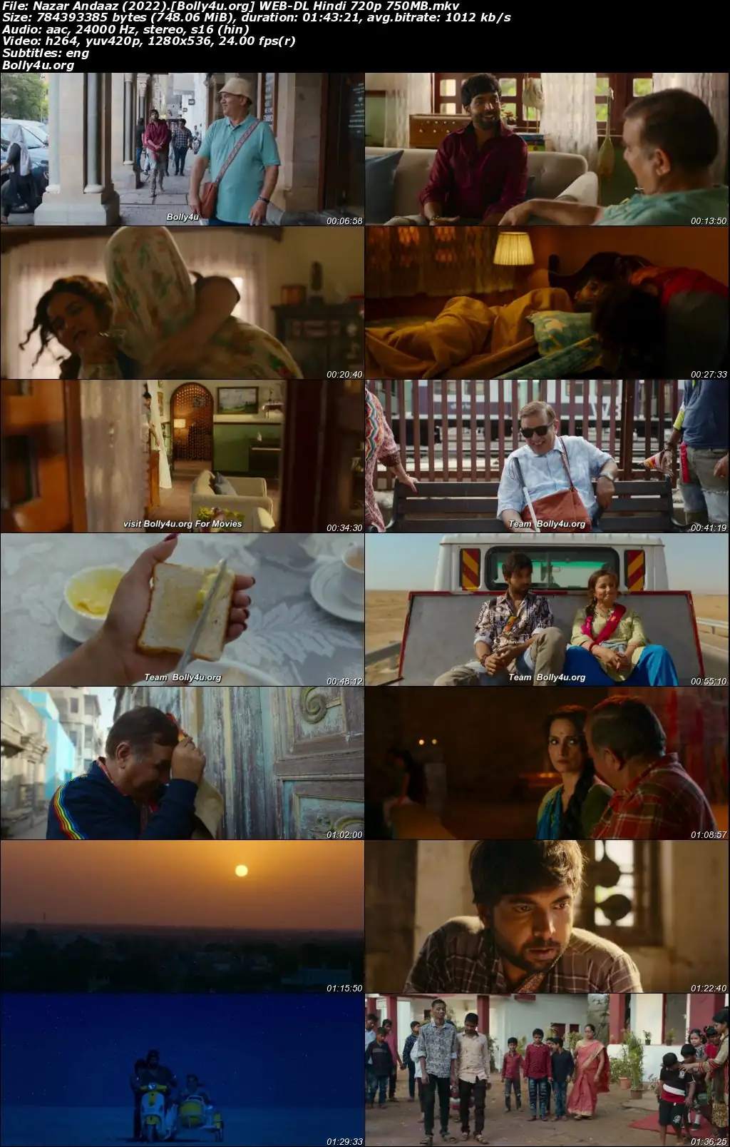 Nazar Andaaz 2022 WEB-DL Hindi Full Movie Download 1080p  720p  480p