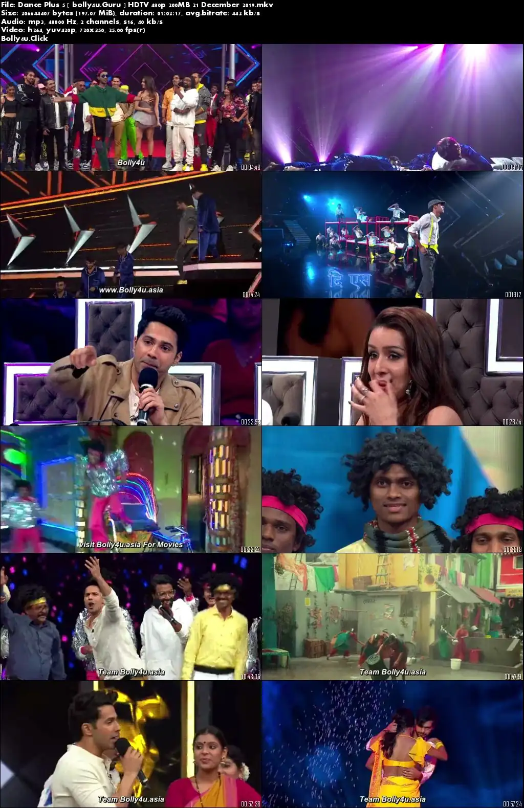 Dance Plus 5 HDTV 480p 200MB 21 December 2019 Download Dance Plus 5 HDTV 480p 200MB 21 December 2019 Download