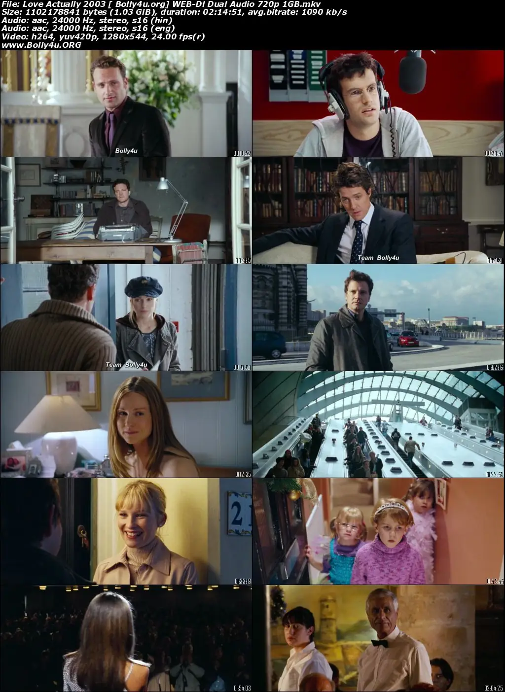Love Actually 2003 WEB-DL 400MB Hindi Dual Audio ORG 480p Download
