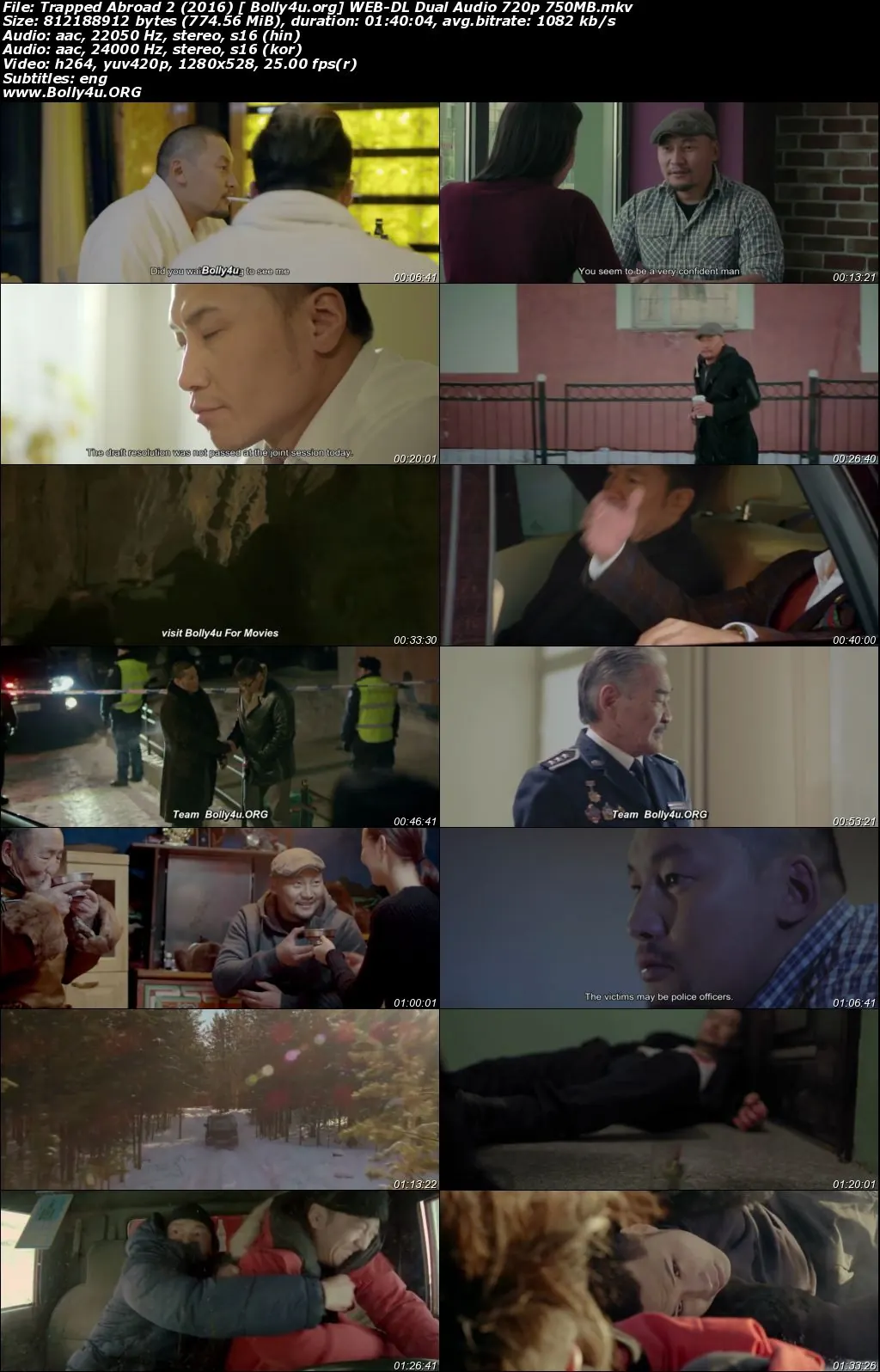 Trapped Abroad 2 2016 WEB-DL 750Mb Hindi Dual Audio 720p Download