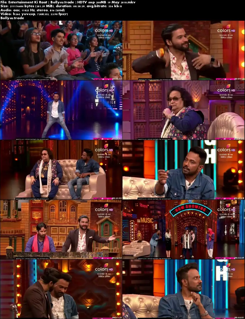 Entertainment Ki Raat HDTV 480p 200MB 19 May 2018 Download Entertainment Ki Raat HDTV 480p 200MB 19 May 2018 Download