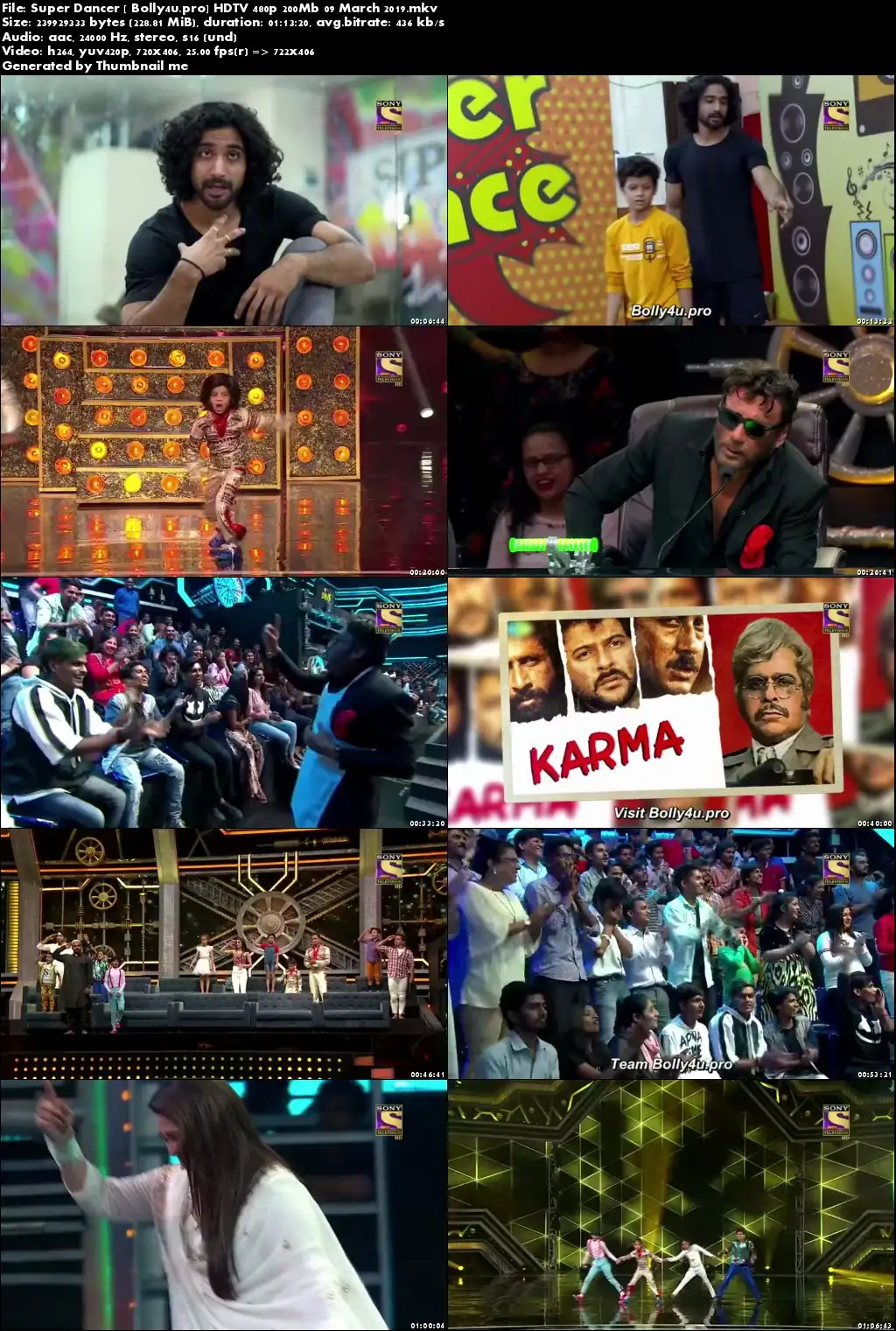 Super Dancer HDTV 480p 200Mb 09 March 2019 Download Super Dancer HDTV 480p 200Mb 09 March 2019 Download