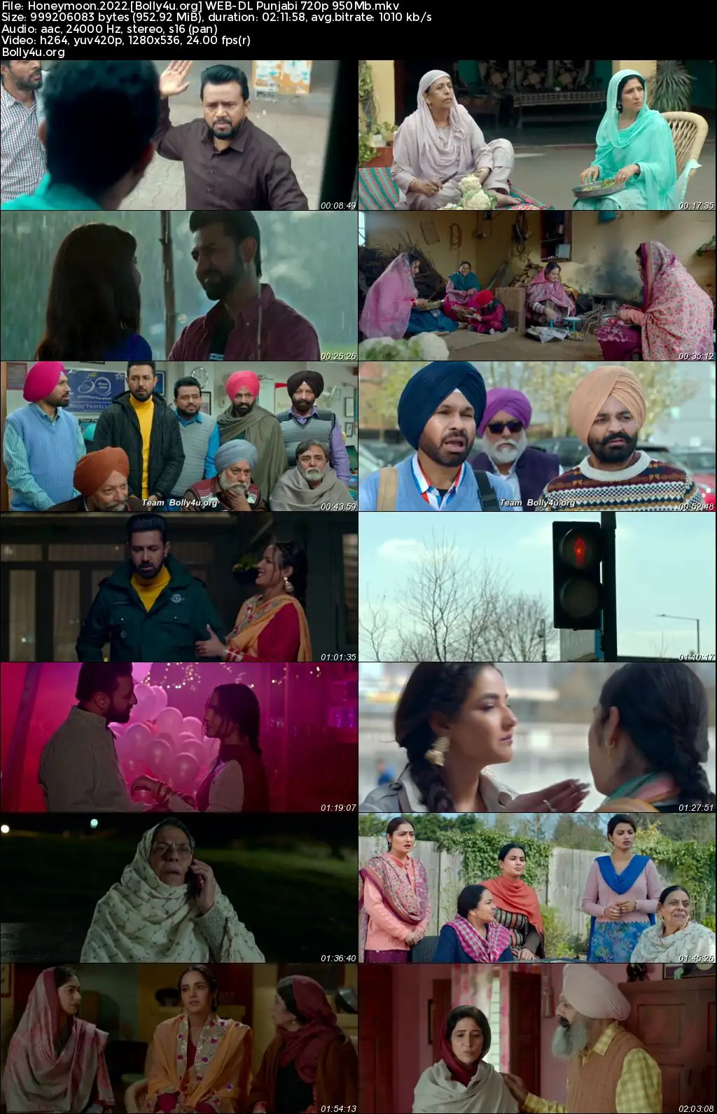 Honeymoon 2022 WEB-DL Punjabi Full Movie Download 1080p  720p  480p