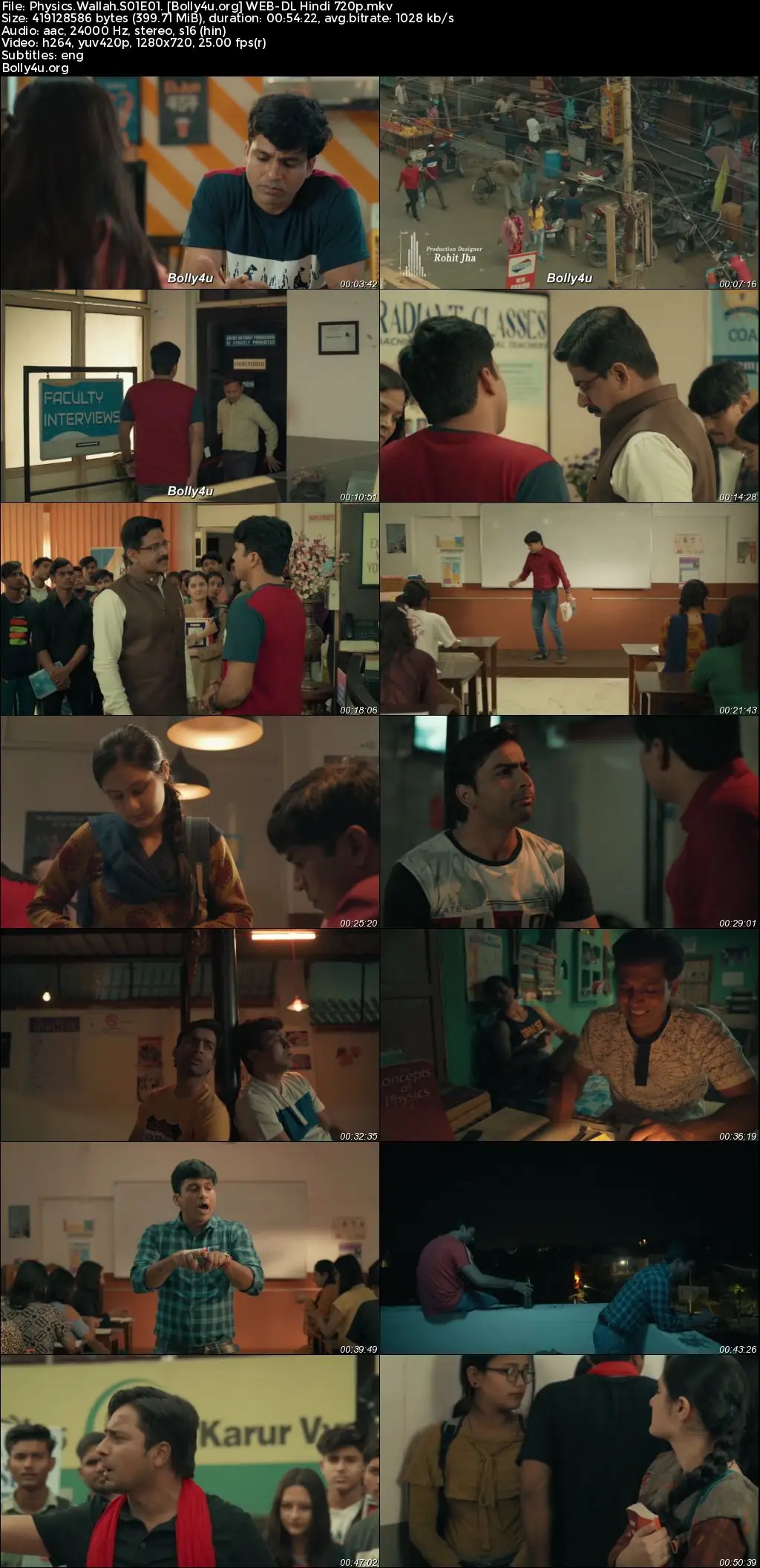 Physics Wallah 2022 WEB-DL Hindi S01 Complete Download 720p  480p
