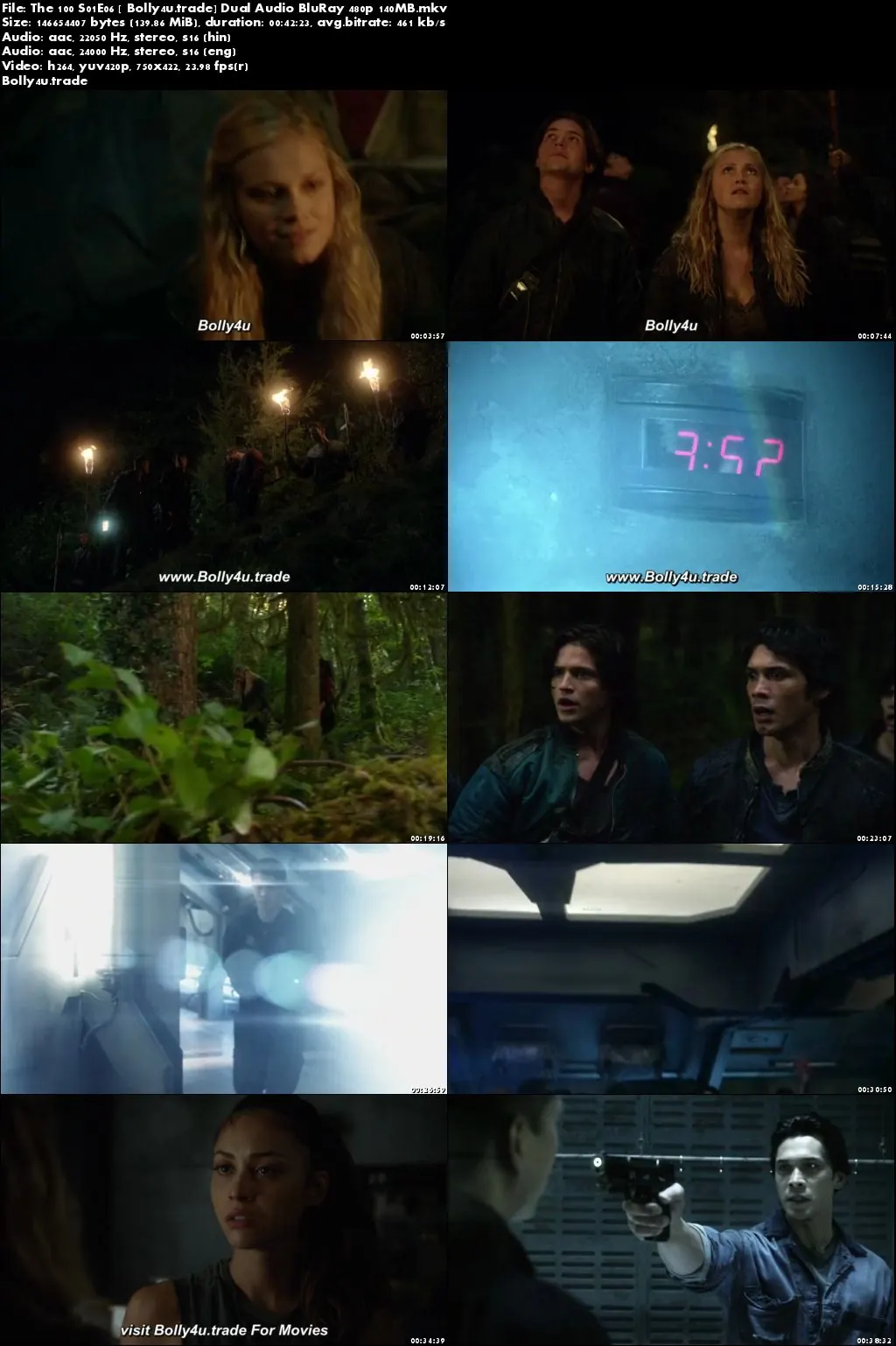 The 100 S01E05 BluRay 140MB Hindi Dual Audio 480p Download